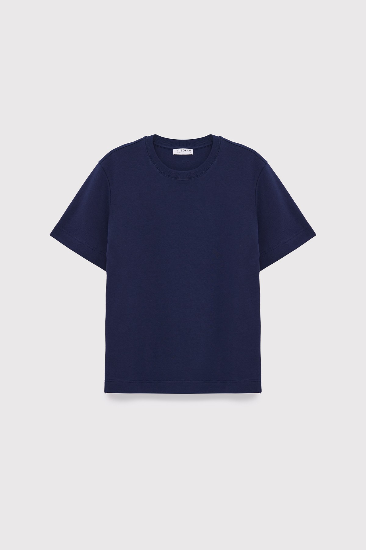 Premium Pamuk Basic Tshirt - LACİVERT