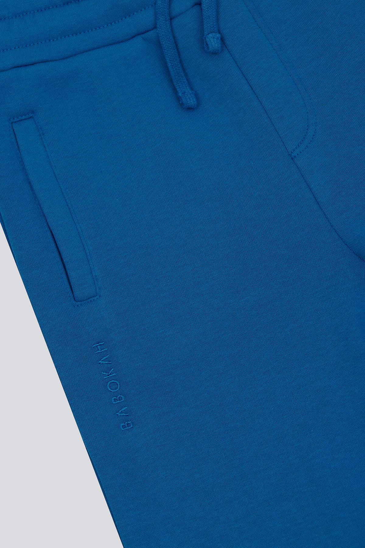 (Kids Boy) Şardonlu Comfort Fit Jogger - SAKS MAVİ