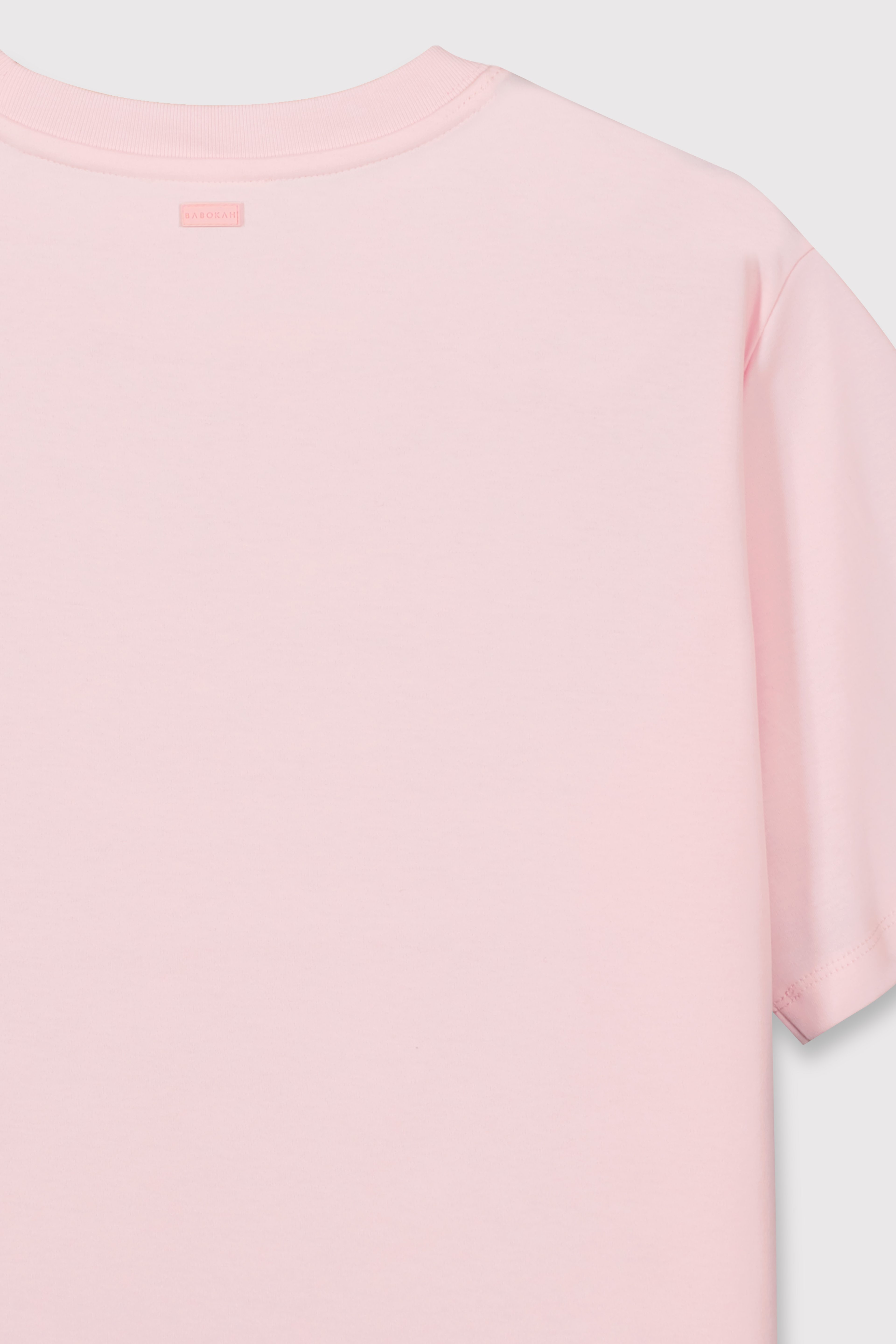 Premium Relaxed  Basic Tshirt - AÇIK PEMBE