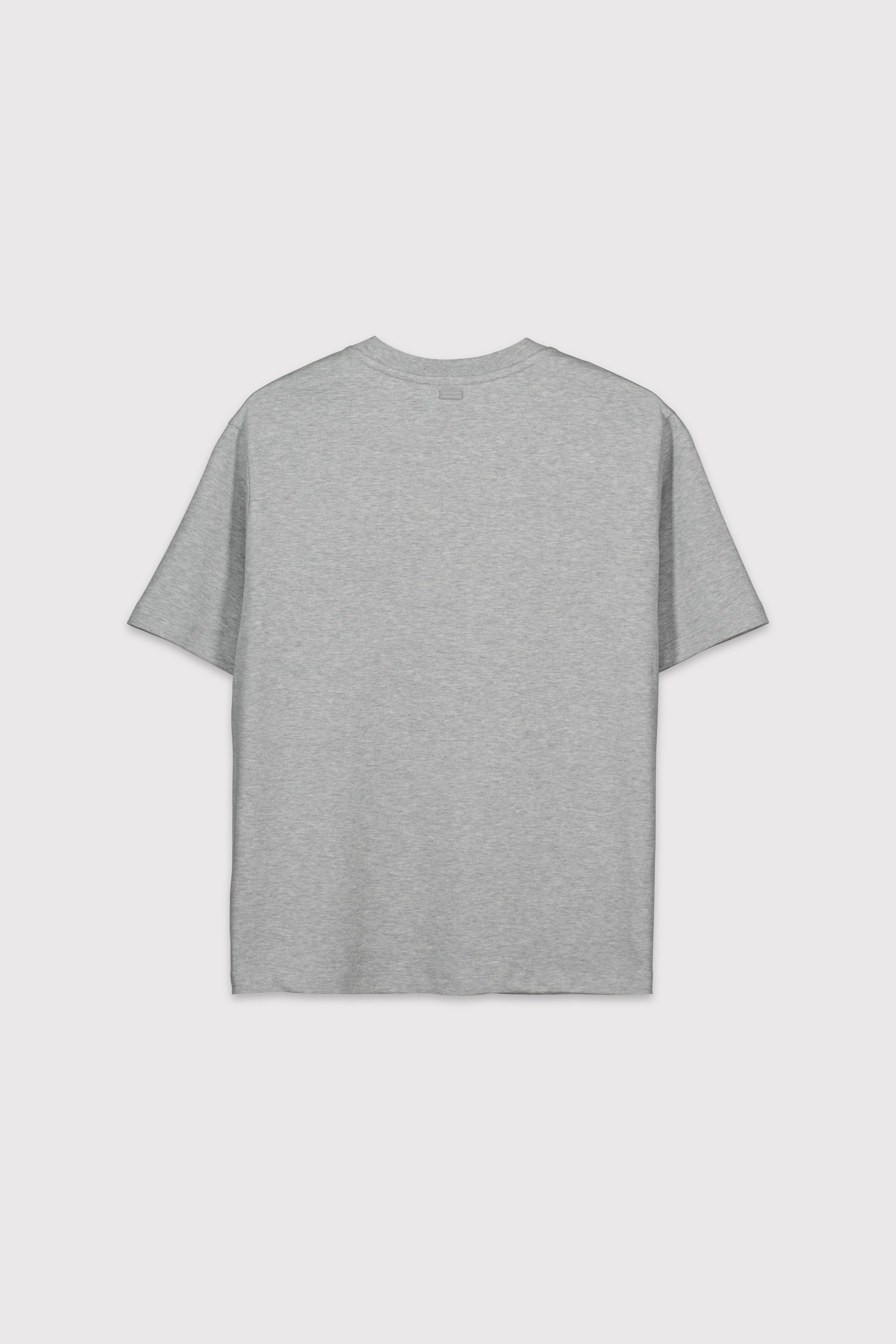 Premium Relaxed  Basic Tshirt - KOYU GRİ MELANJ