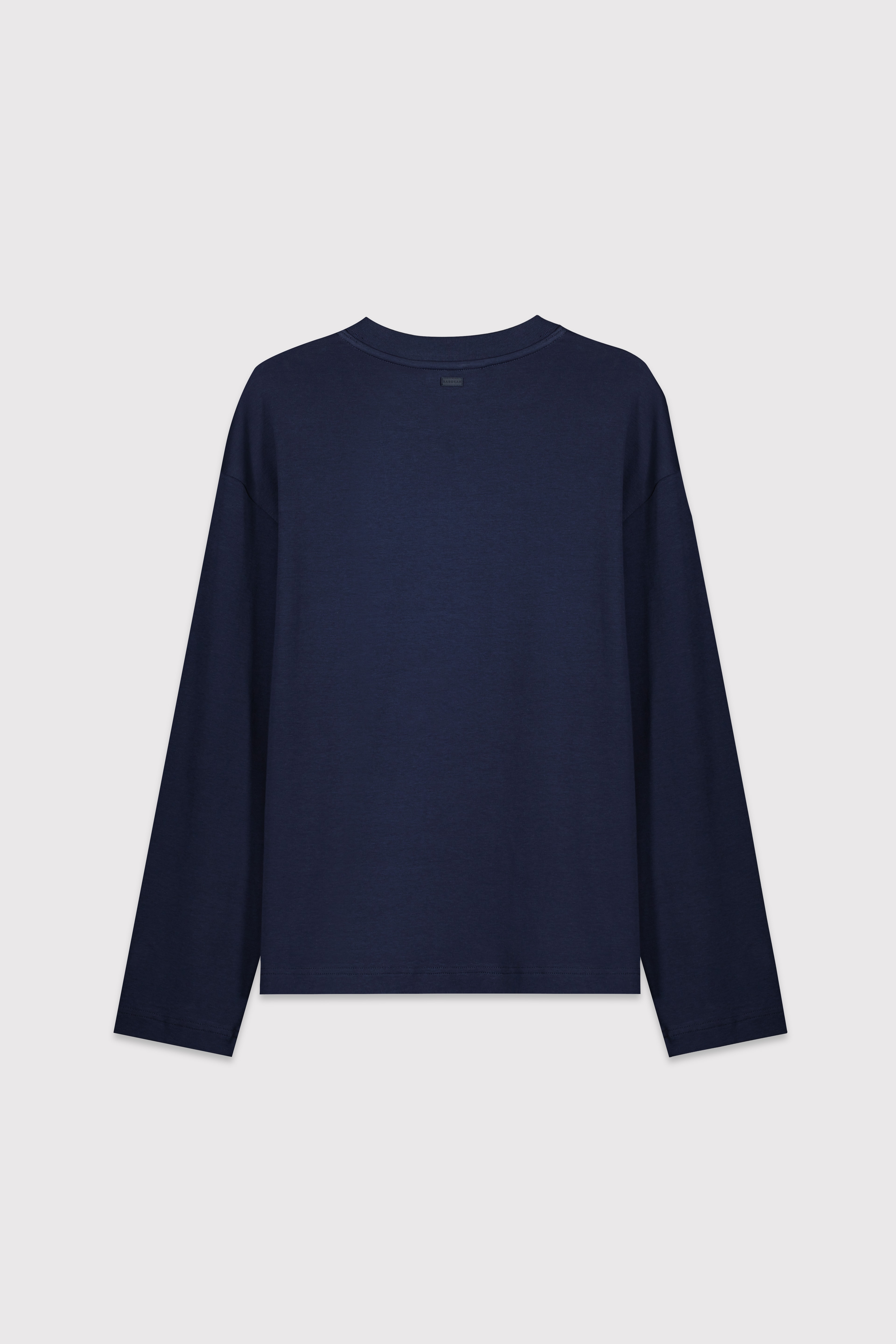 Premium Uzun Kol Oversize Tshirt - LACİVERT