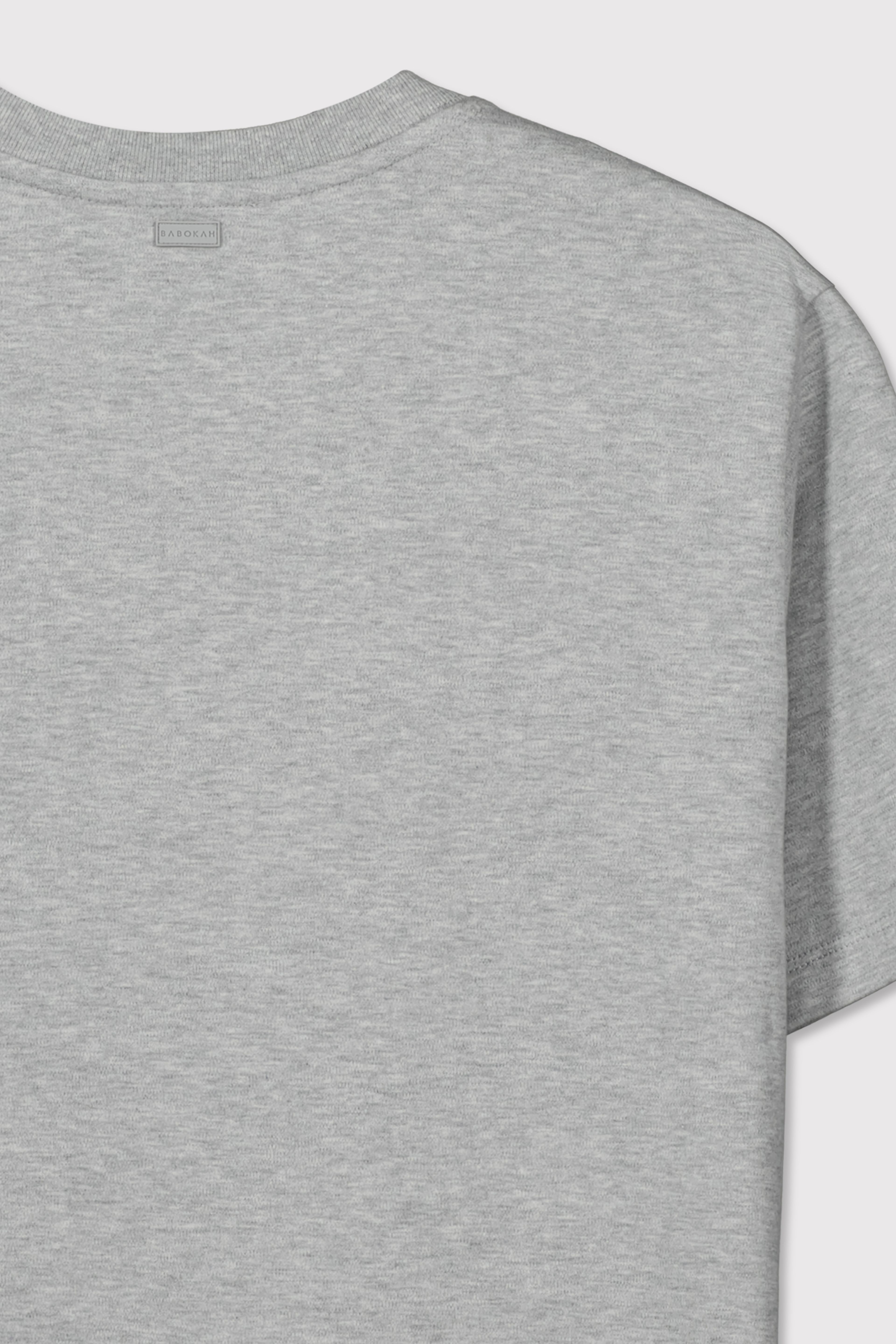 Premium Relaxed  Basic Tshirt - KOYU GRİ MELANJ