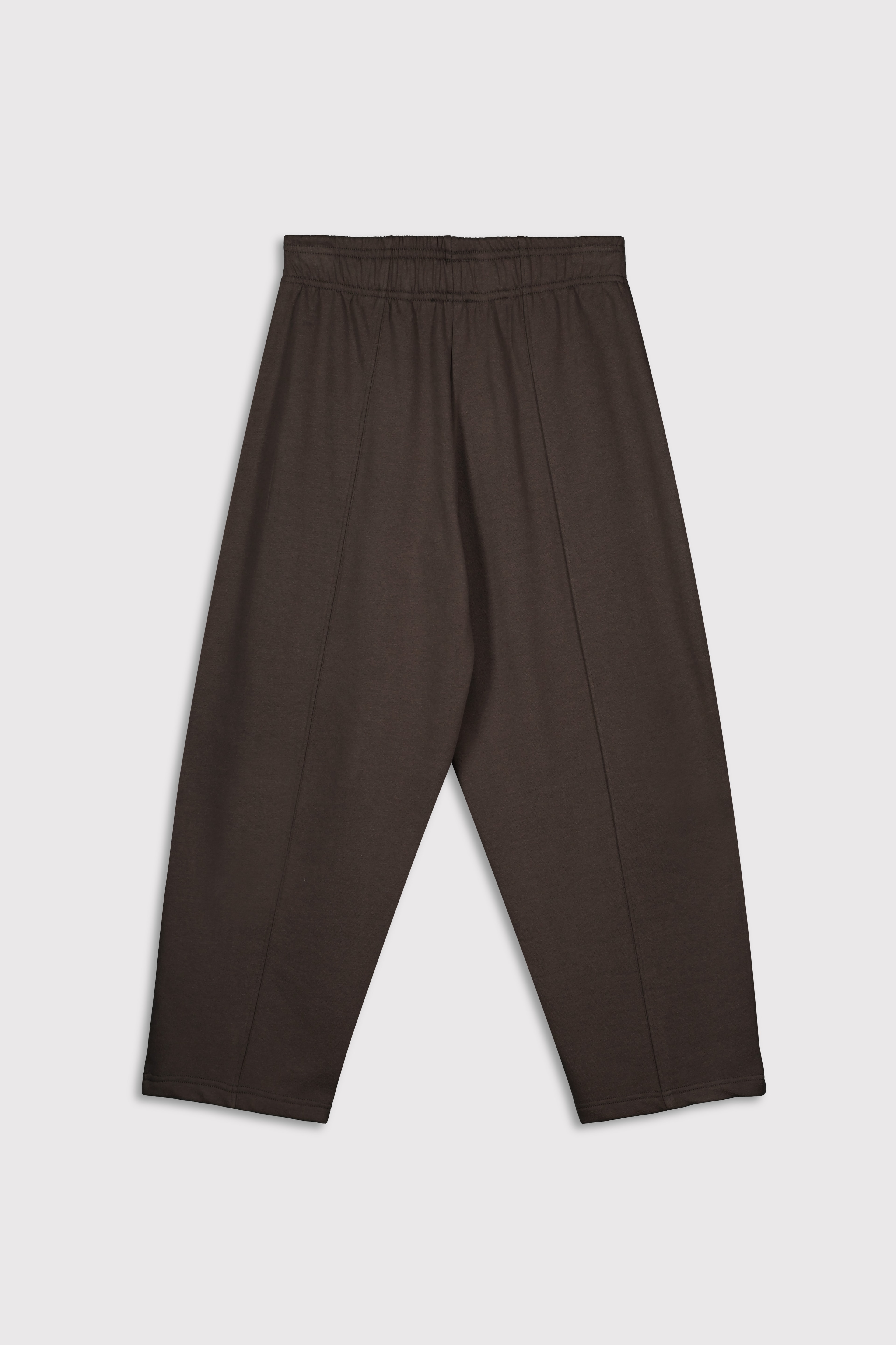 Ön Dikişli Barrel Jogger - KAHVERENGİ