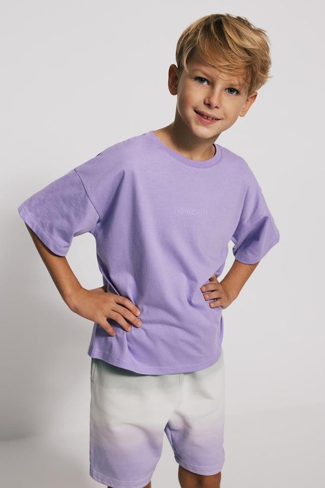 (Kids) Oversize Fit Unisex T- shirt - LİLA