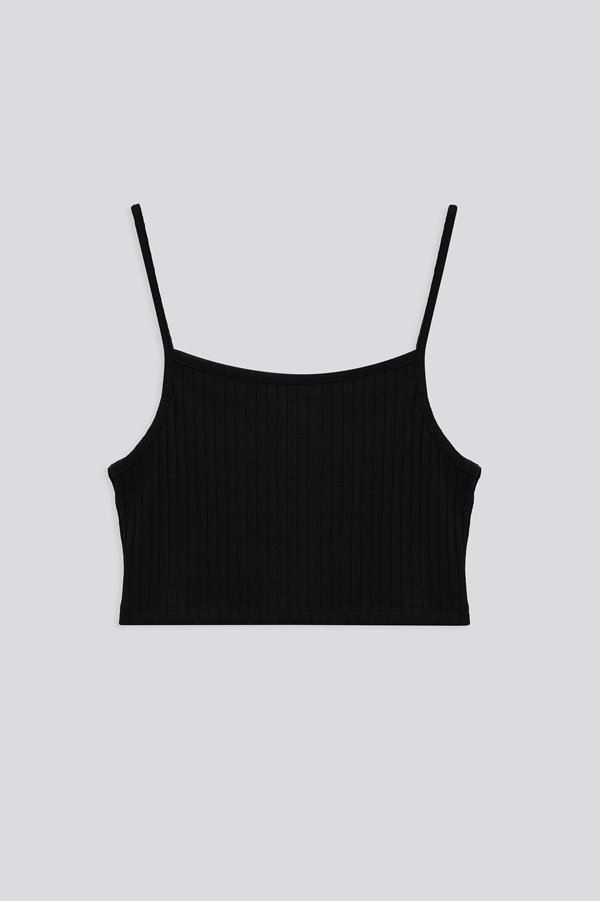 Askılı Kaşkorse Crop Top