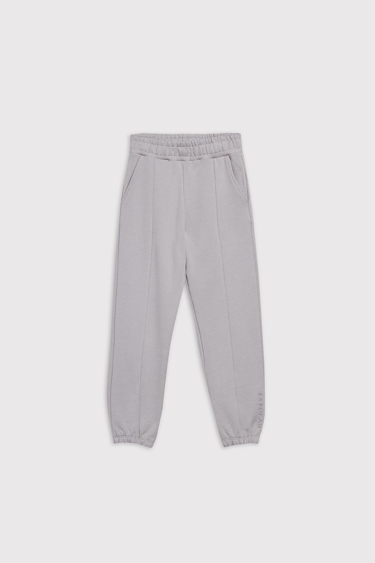 (Kids Girl) Ön Dikişli Loose Fit Jogger