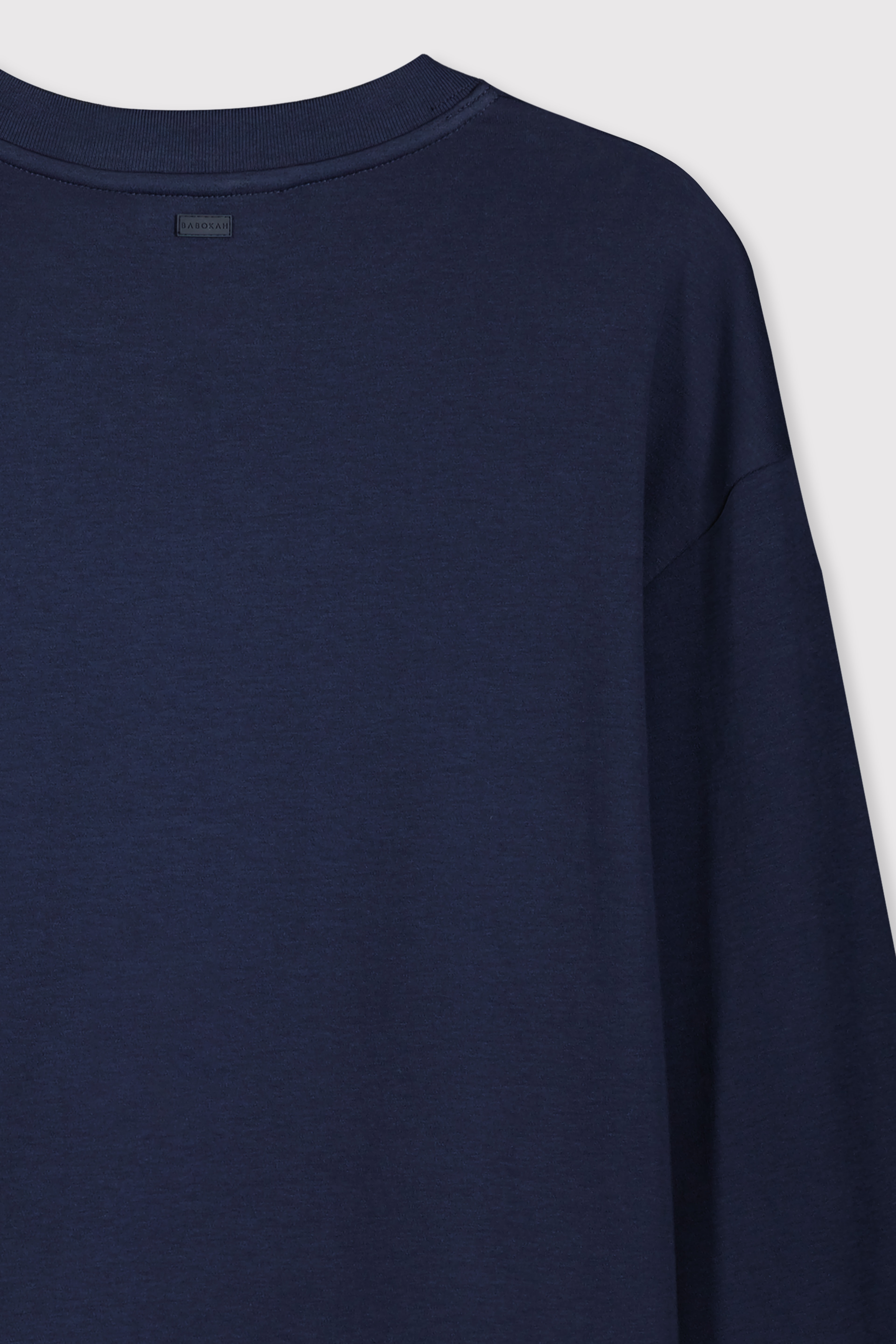 Premium Uzun Kol Oversize Tshirt - LACİVERT