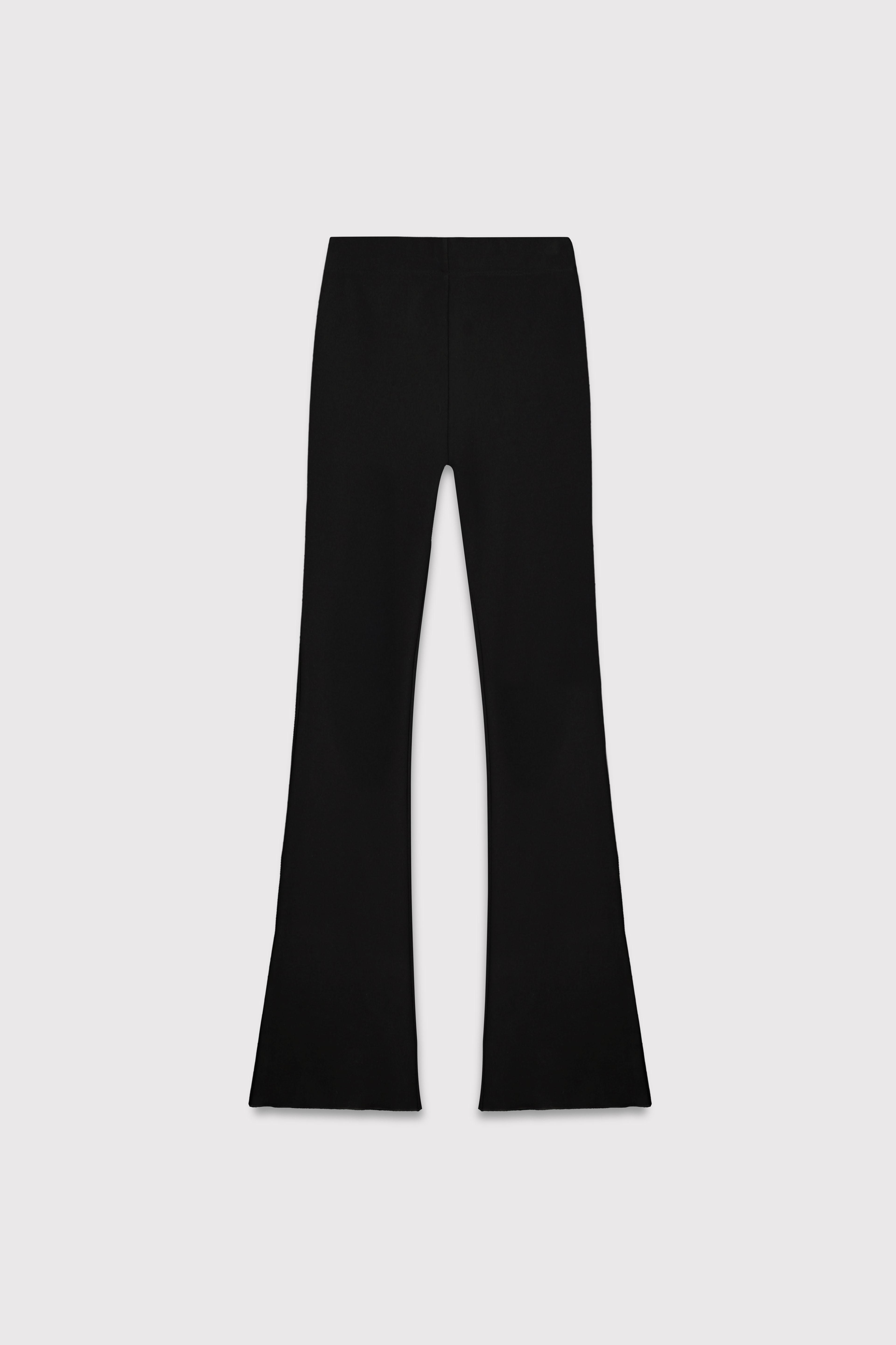 Flare Pantolon Tayt - SİYAH