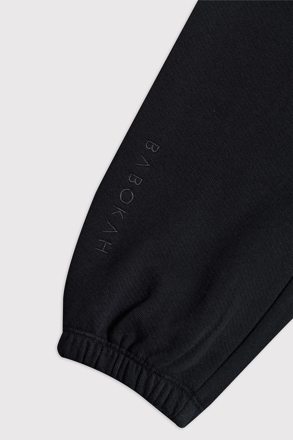 (Kids Boy) Comfort Fit Nakışlı Jogger - SİYAH