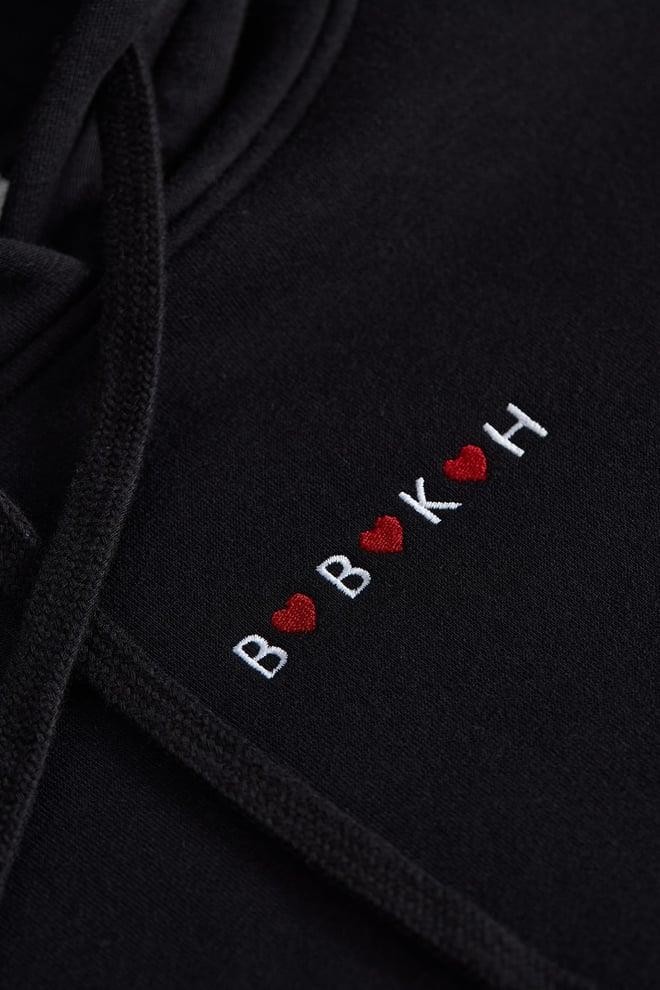 Sevgililer Günü Özel Erkek  Sweatshirt - SİYAH