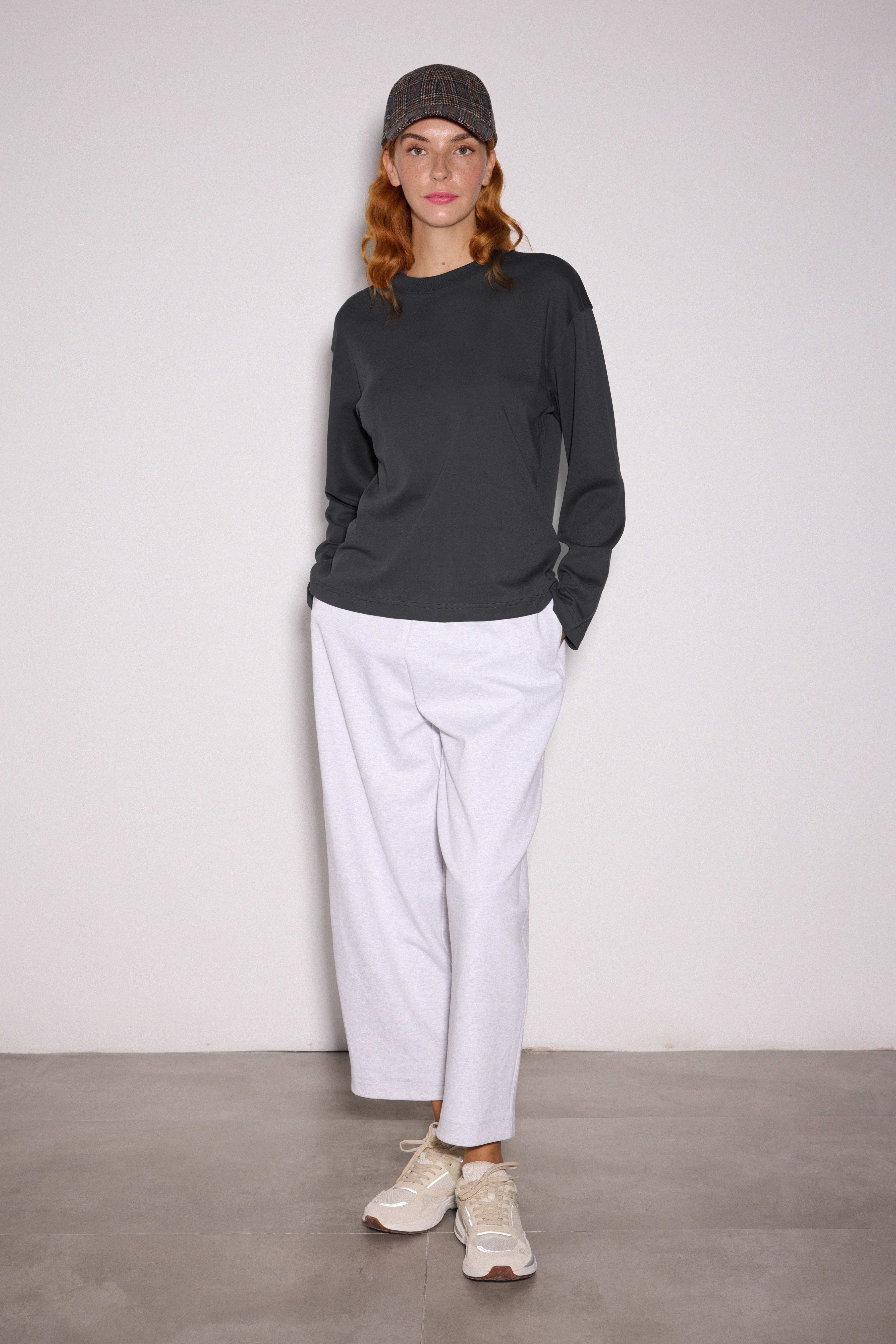 Premium Uzun Kol Oversize Tshirt - KARBON