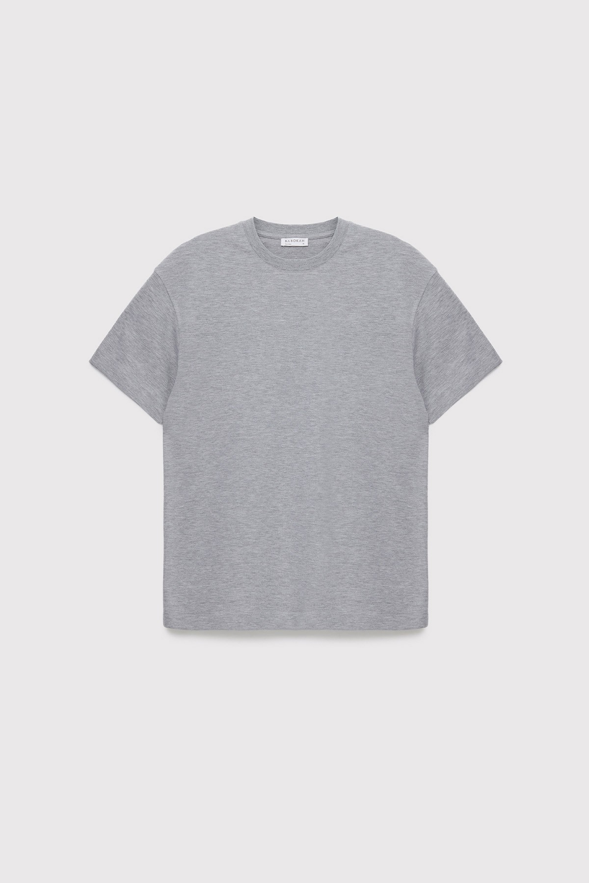 Premium Pamuk Basic Tshirt - KOYU GRİ MELANJ