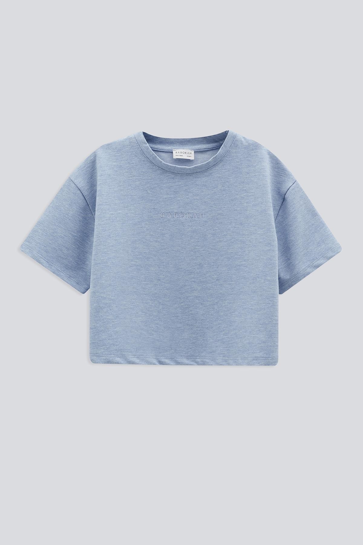 (Kids Girl) Heavy Jersey Crop T-Shirt