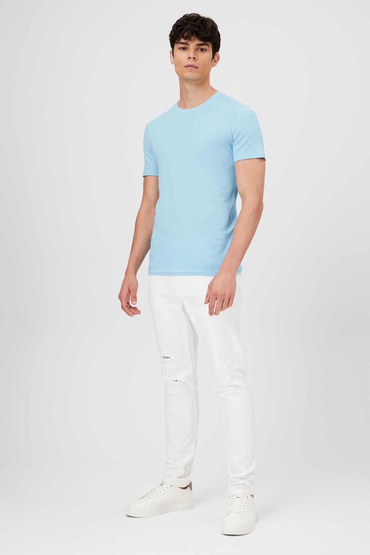 Slim Fit Basic Kısa Kol T Shirt