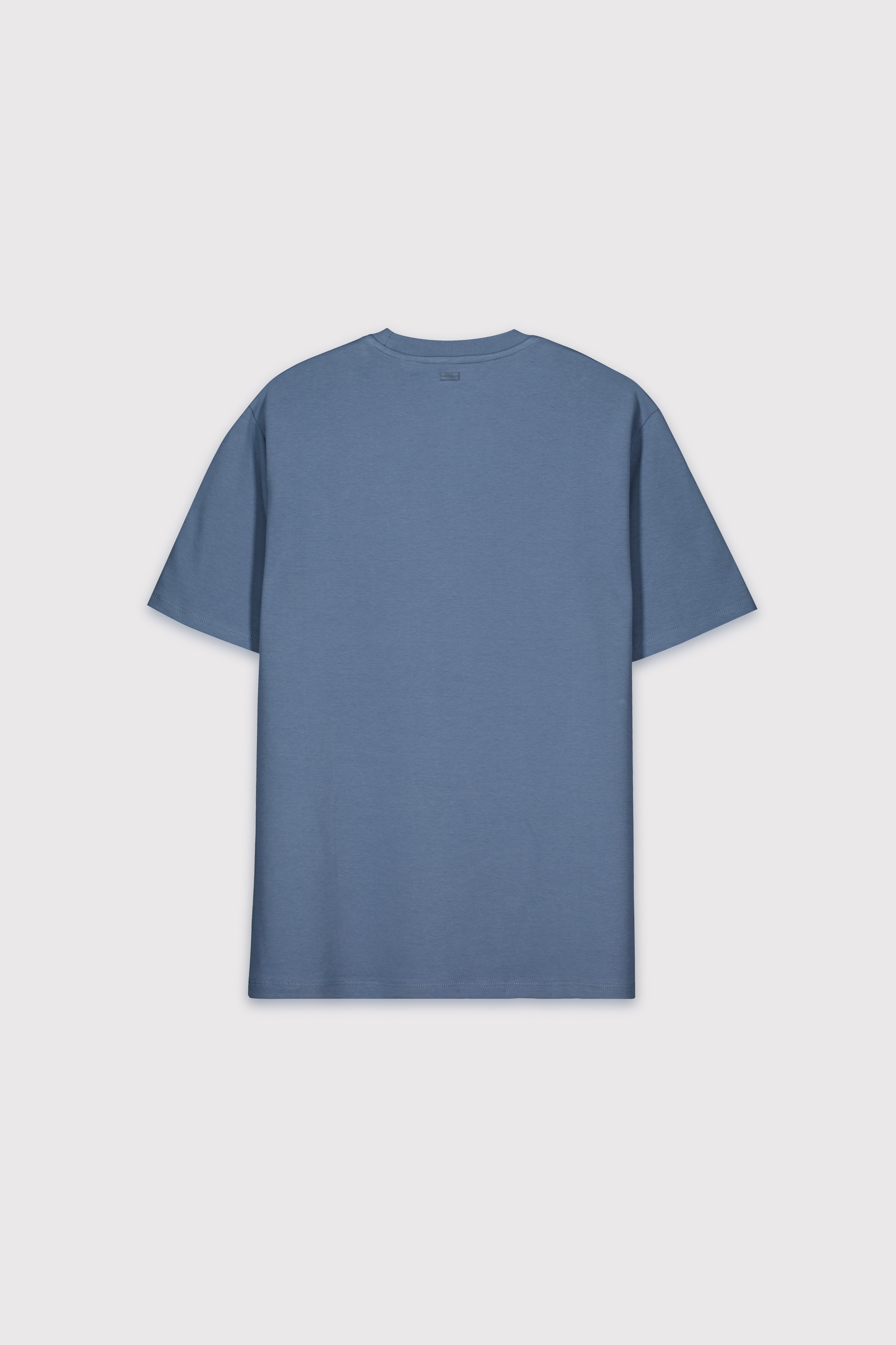 Premium Relax Fit Basic Tshirt - İNDİGO
