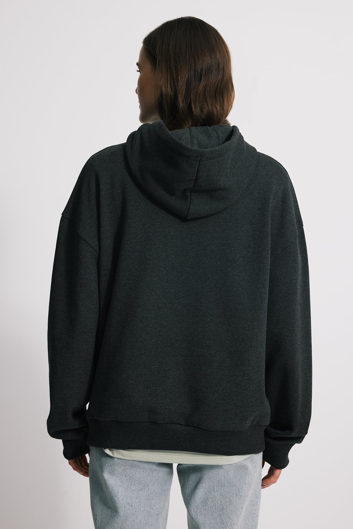 Kapüşonlu Oversize Fit Unisex Sweatshirt
