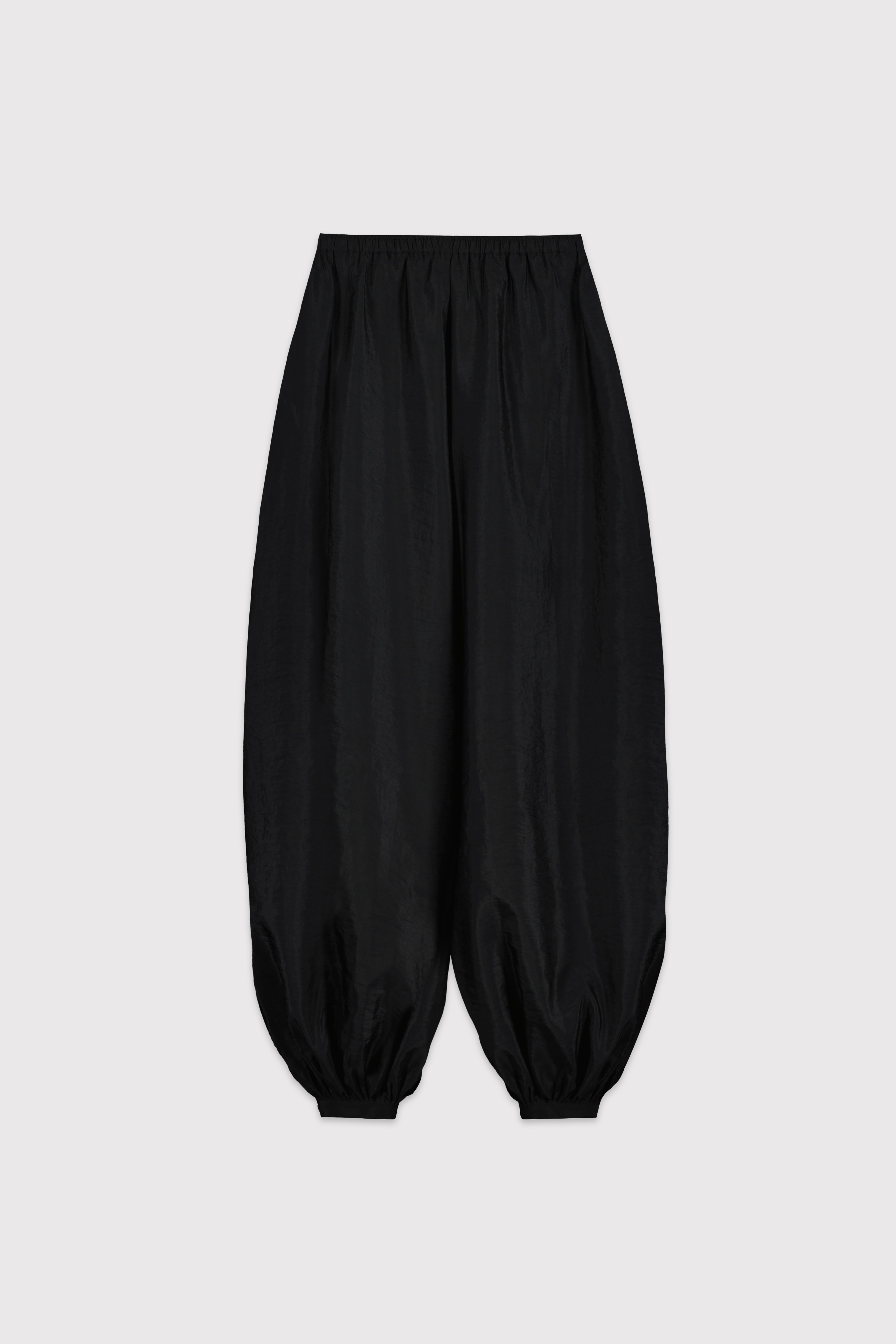 Balon Paça Şalvar Pantolon - SİYAH