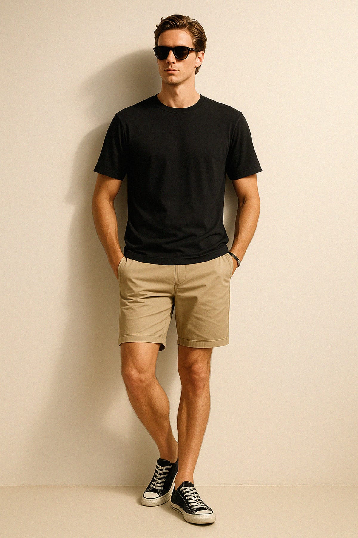 Premium Relax Fit Basic Tshirt - SİYAH