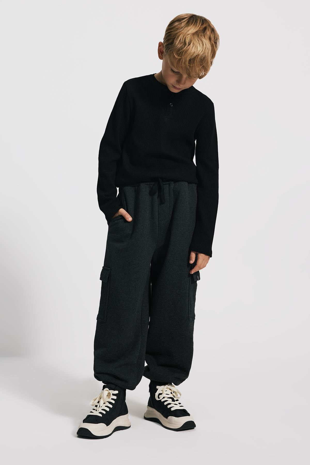 (Kids Boy) Kargo Cepli Loose Fit Jogger