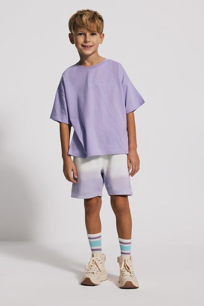 (Kids) Oversize Fit Unisex T- shirt - LİLA