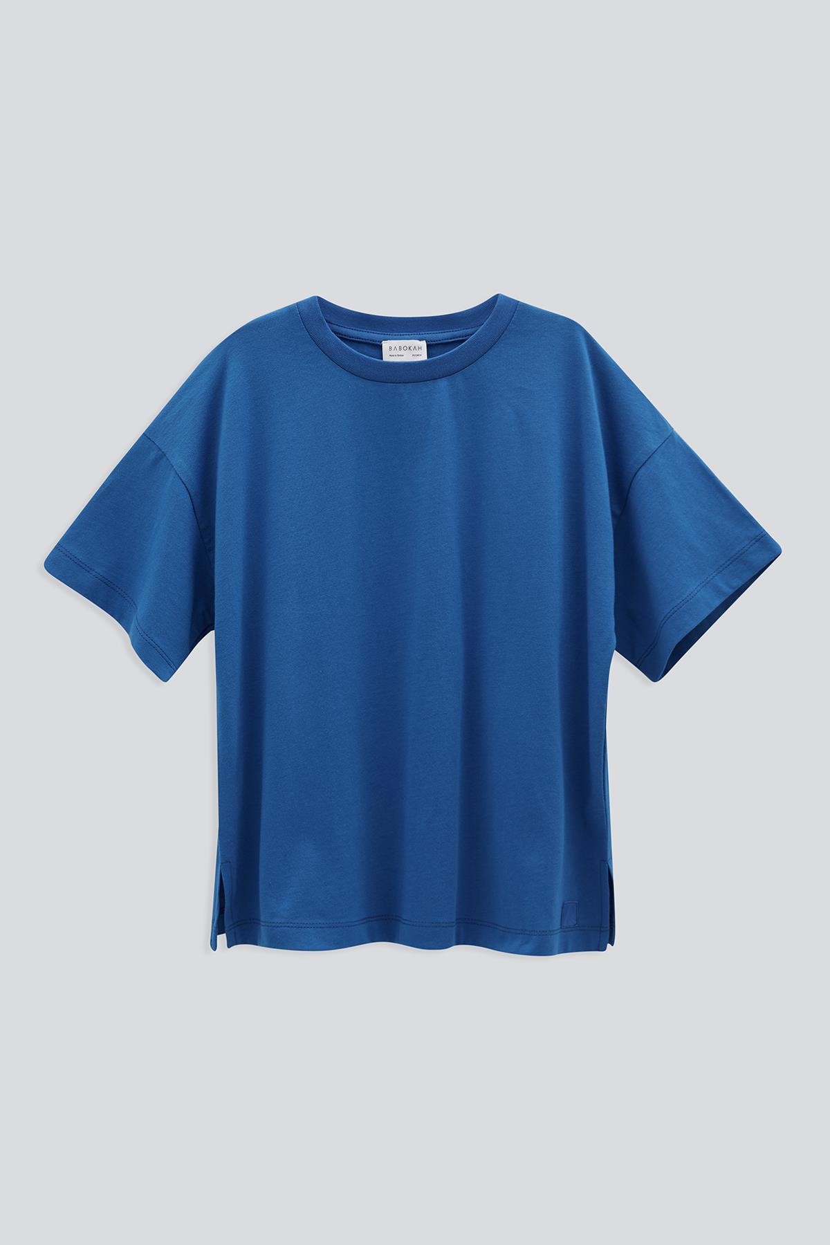(Kids Boy) Oversize Fit Basic Kısa Kol T-Shirt