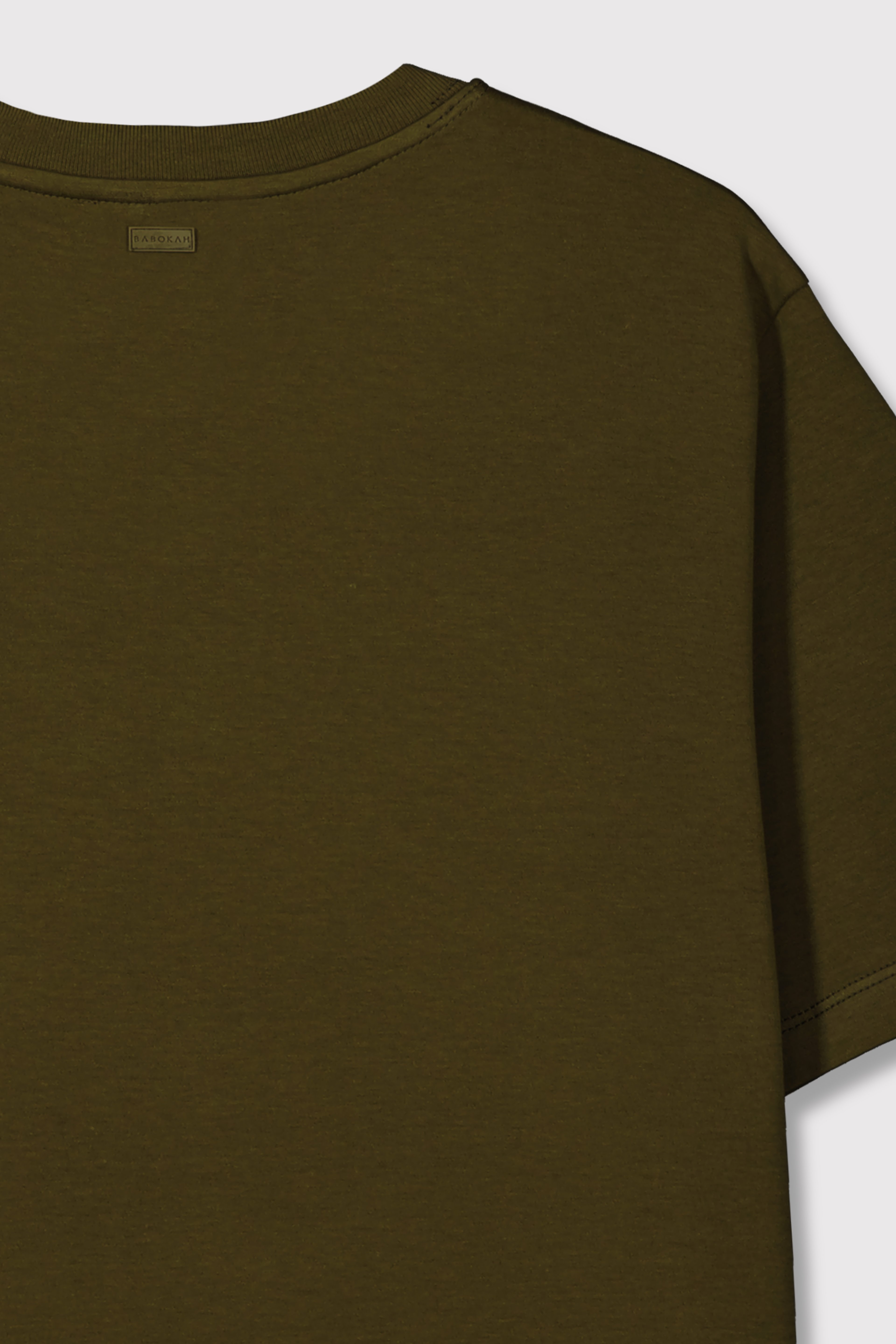 Premium Relaxed  Basic Tshirt - KOYU HAKİ