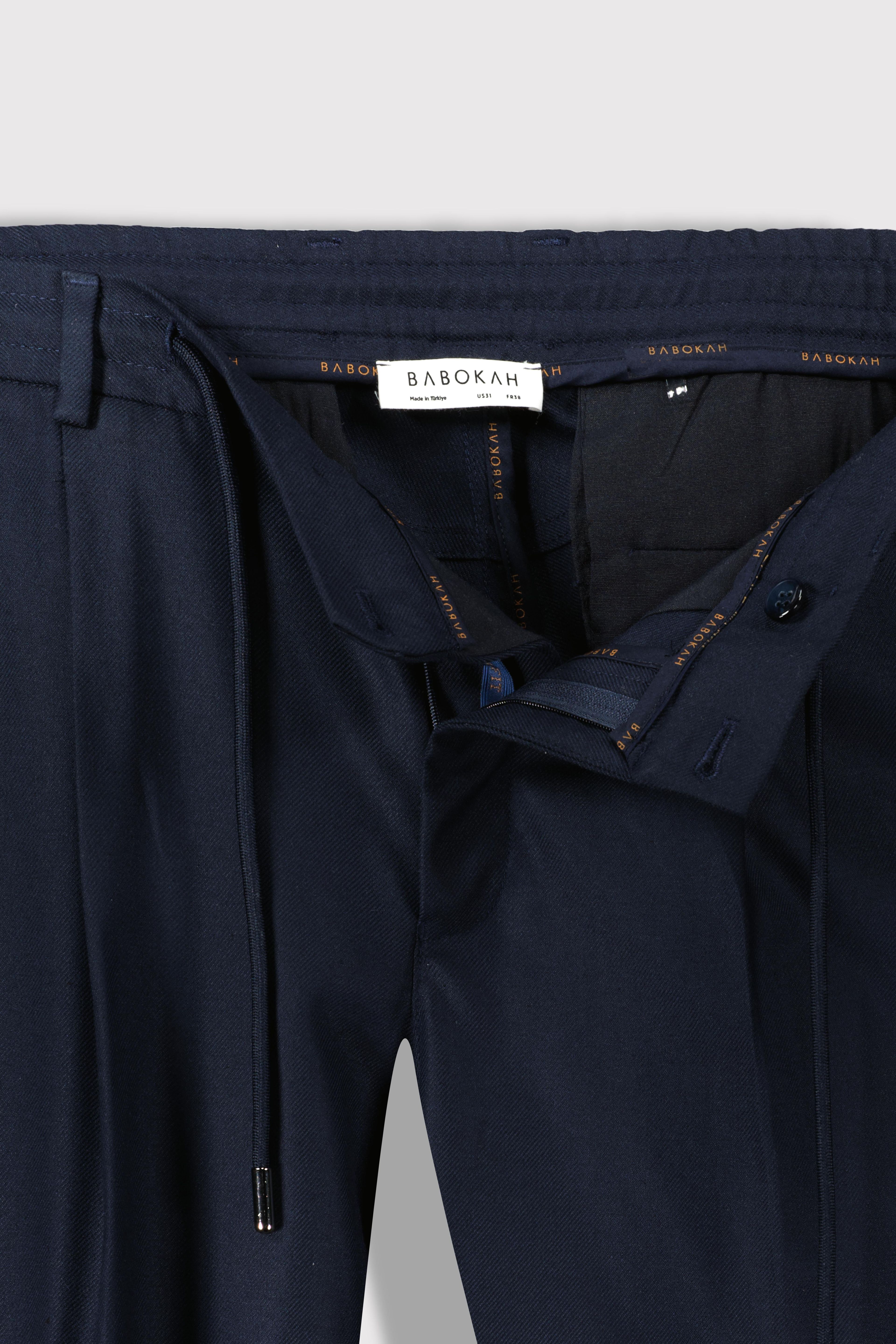 İtalyan Kesim Jogger Pantolon - LACİVERT