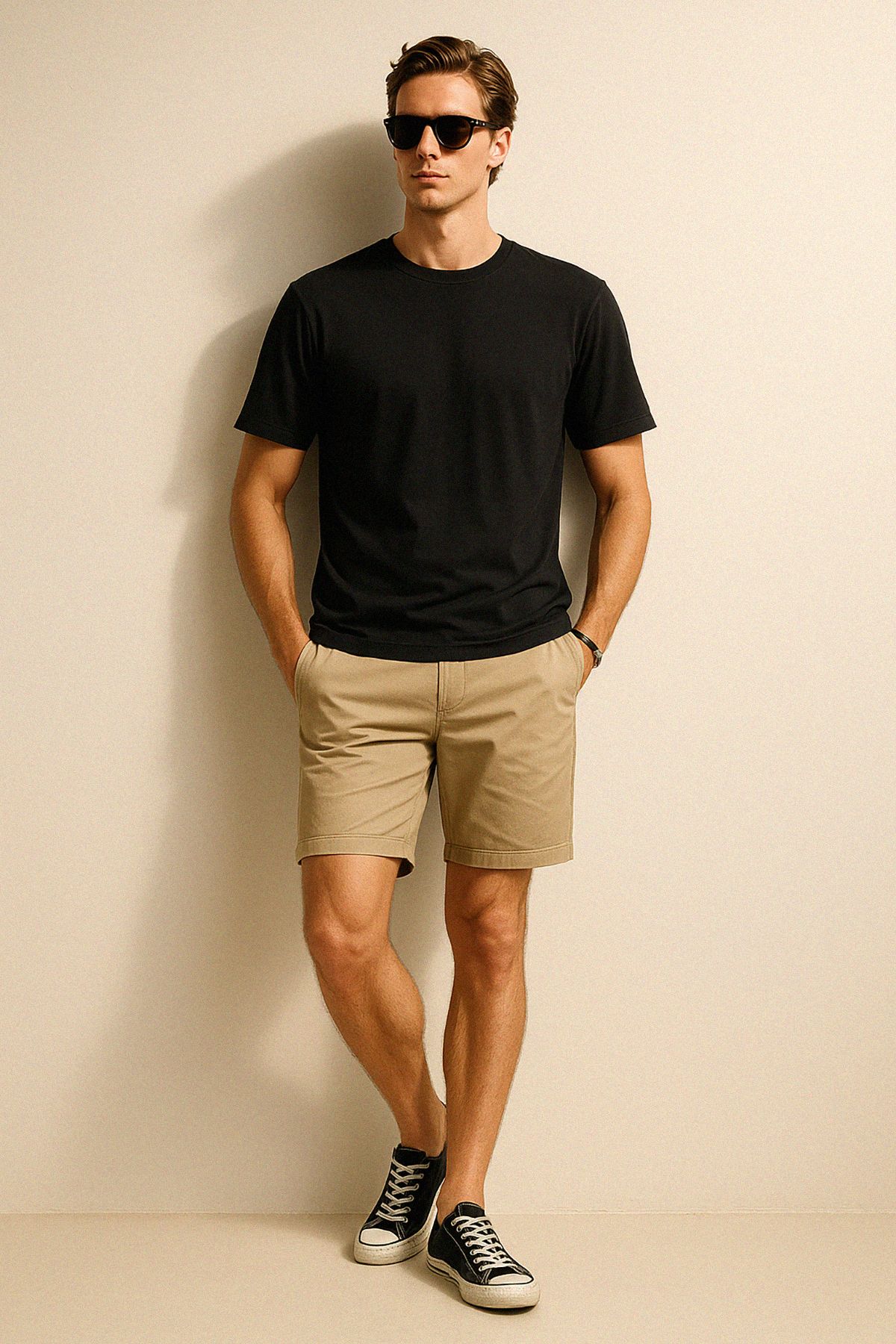 Premium Relax Fit Basic Tshirt - SİYAH