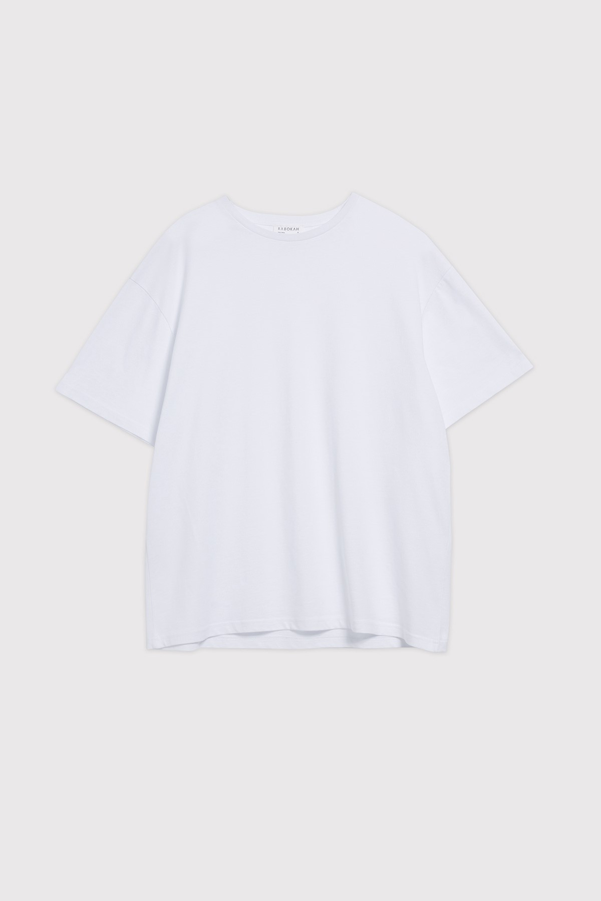 Oversize Boyfriend Fit Tshirt - BEYAZ