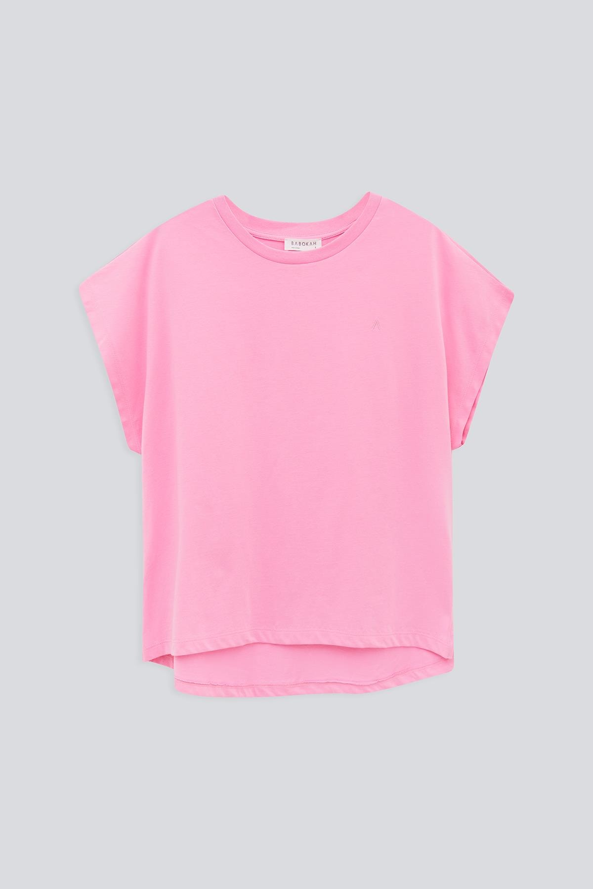 Bisiklet Yaka Düşük Omuz Oversize T-Shirt