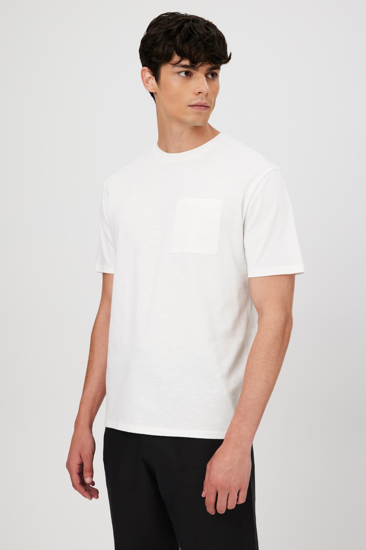 Cepli Flamlı Comfort Fit T-Shirt