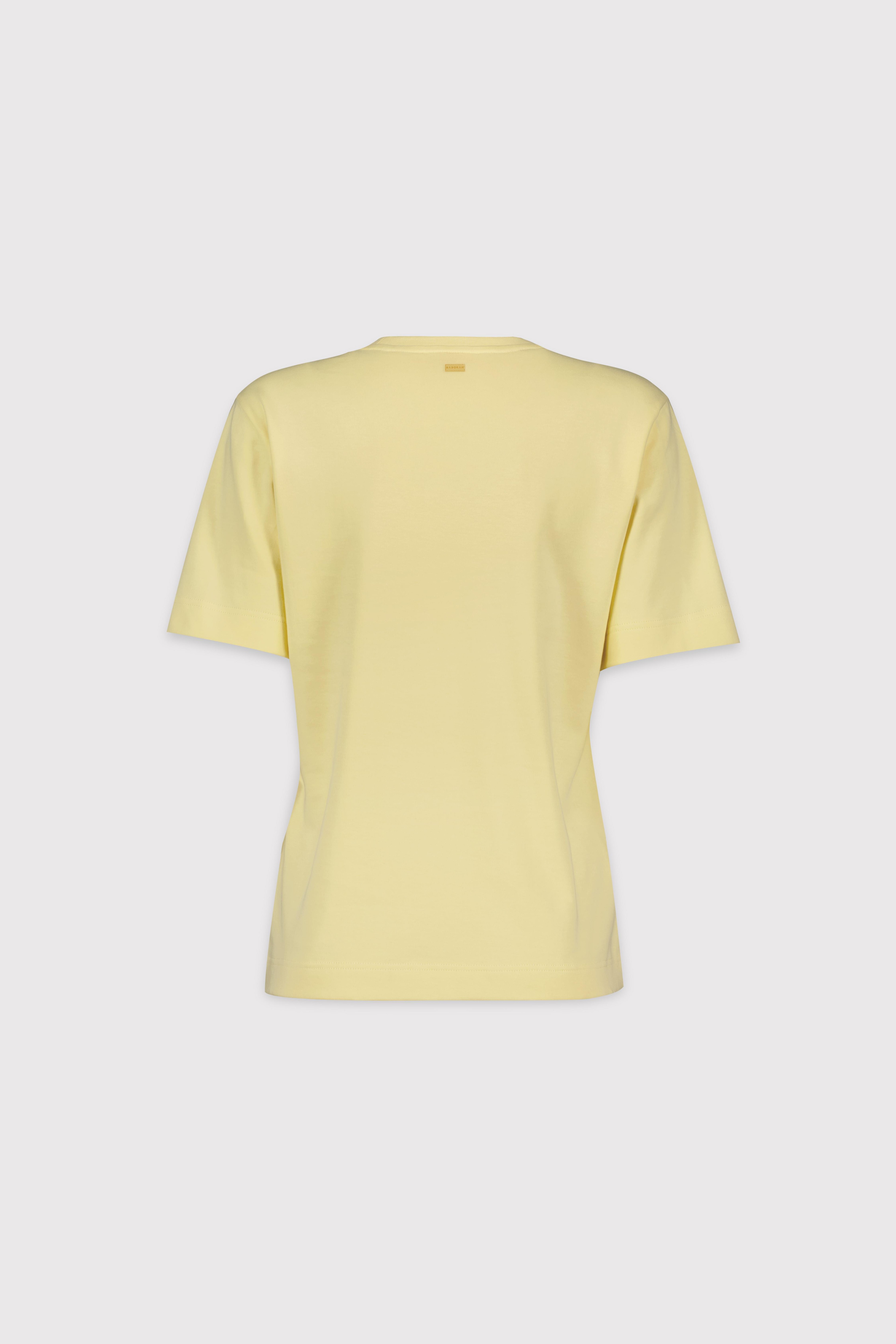 Premium Pamuk Basic Tshirt - SARI