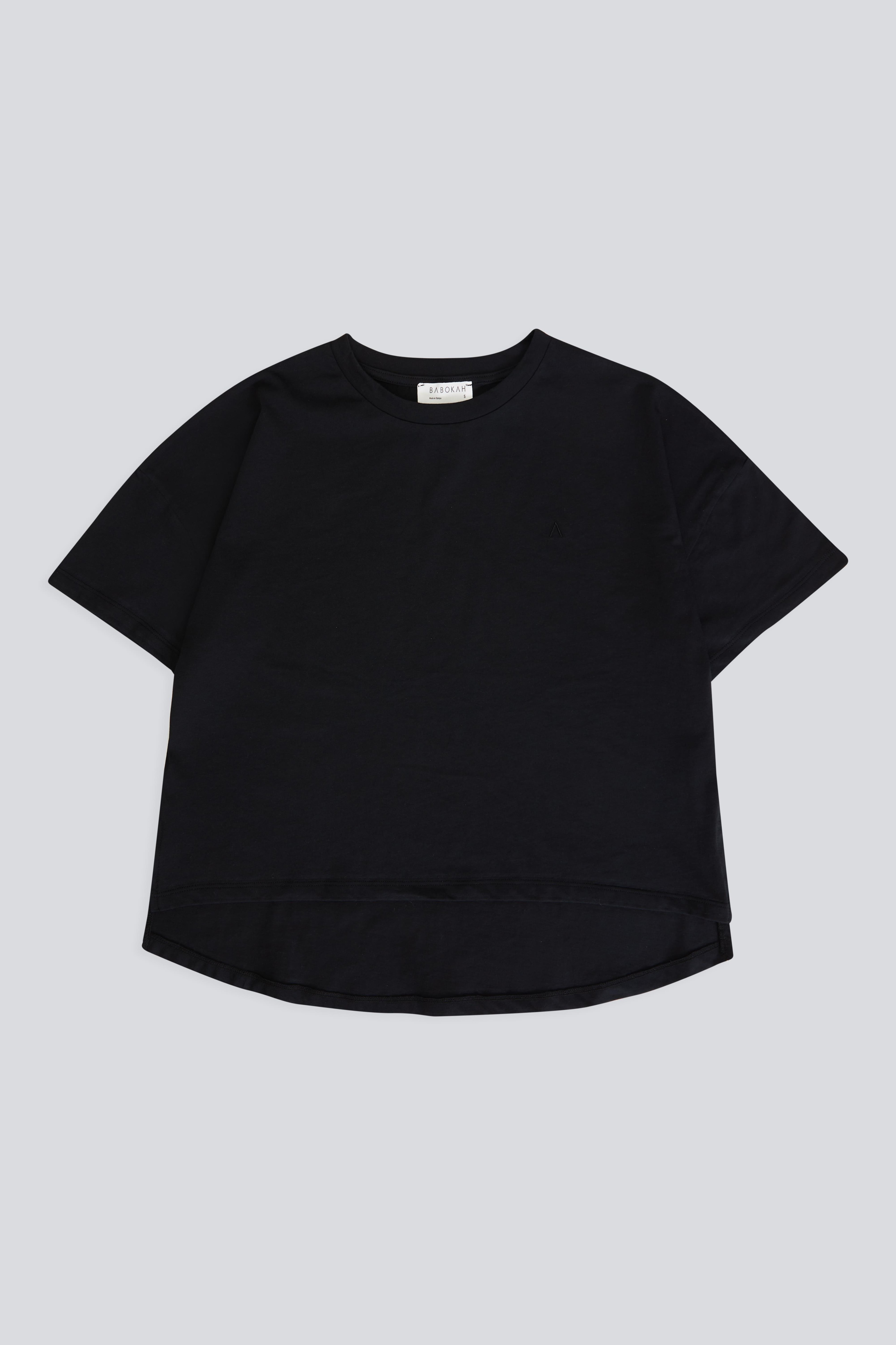 Bisiklet Yaka Kısa Kol Oversize T-Shirt