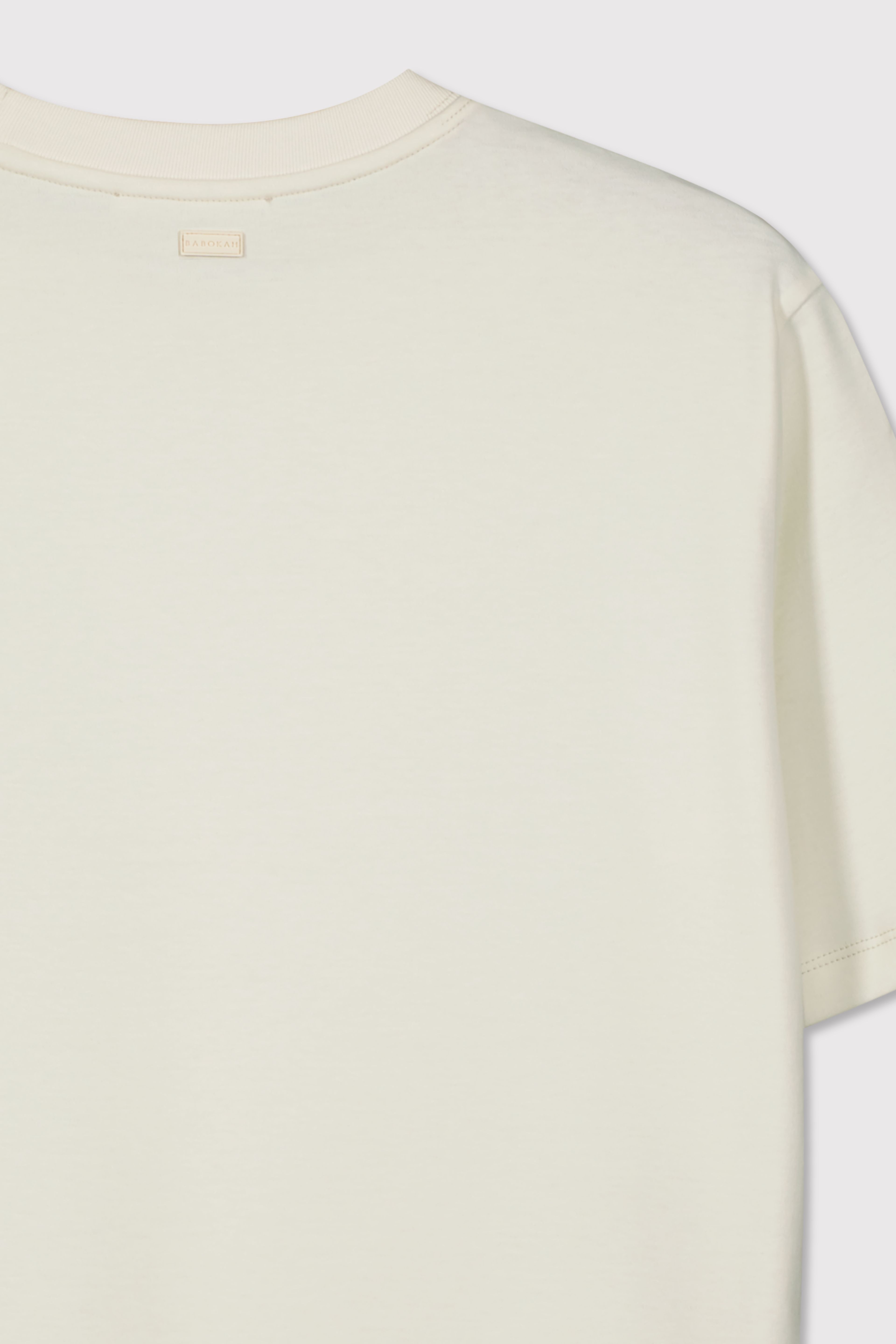 Premium Relaxed  Basic Tshirt - KREM