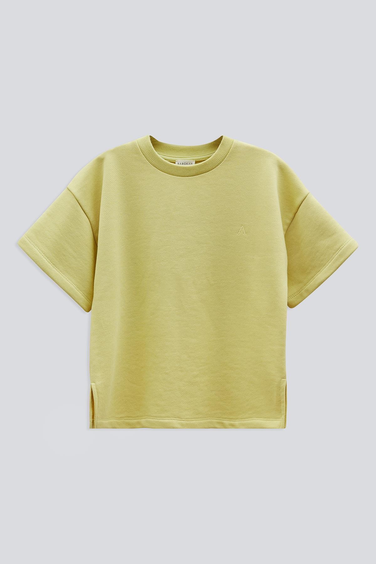 (Kids Boy) Üç İplik Basic Kısa Kol T-Shirt