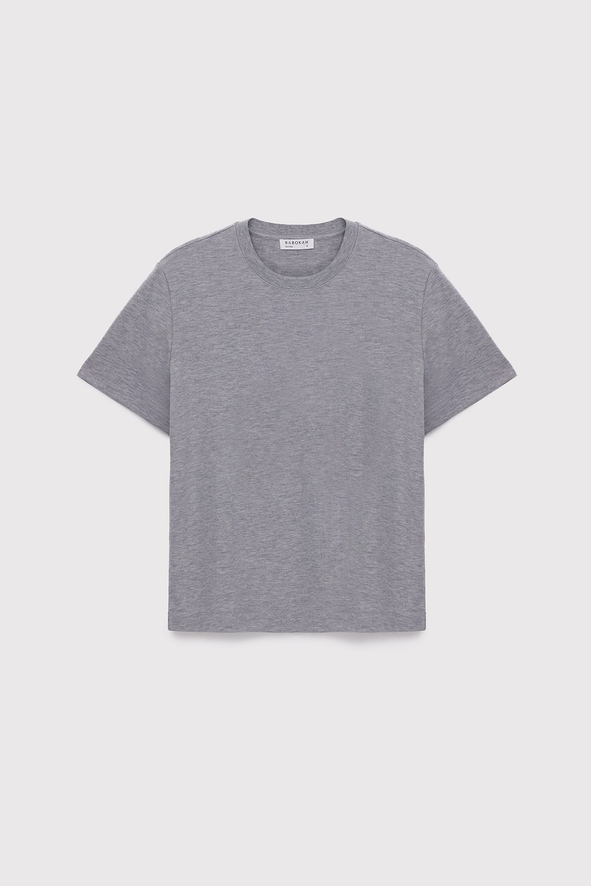 Premium Pamuk Basic Tshirt - KOYU GRİ MELANJ