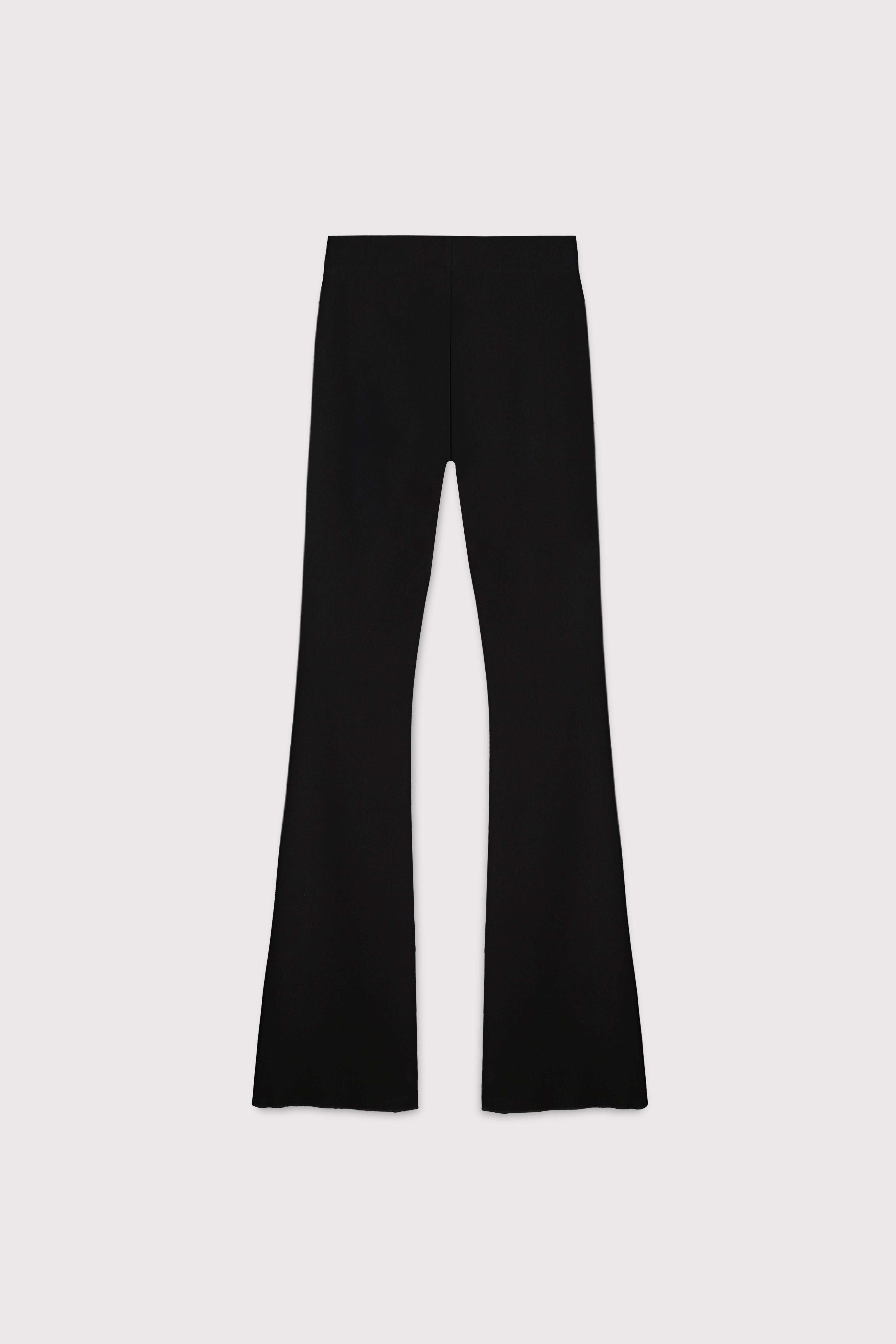 Flare Pantolon Tayt - SİYAH