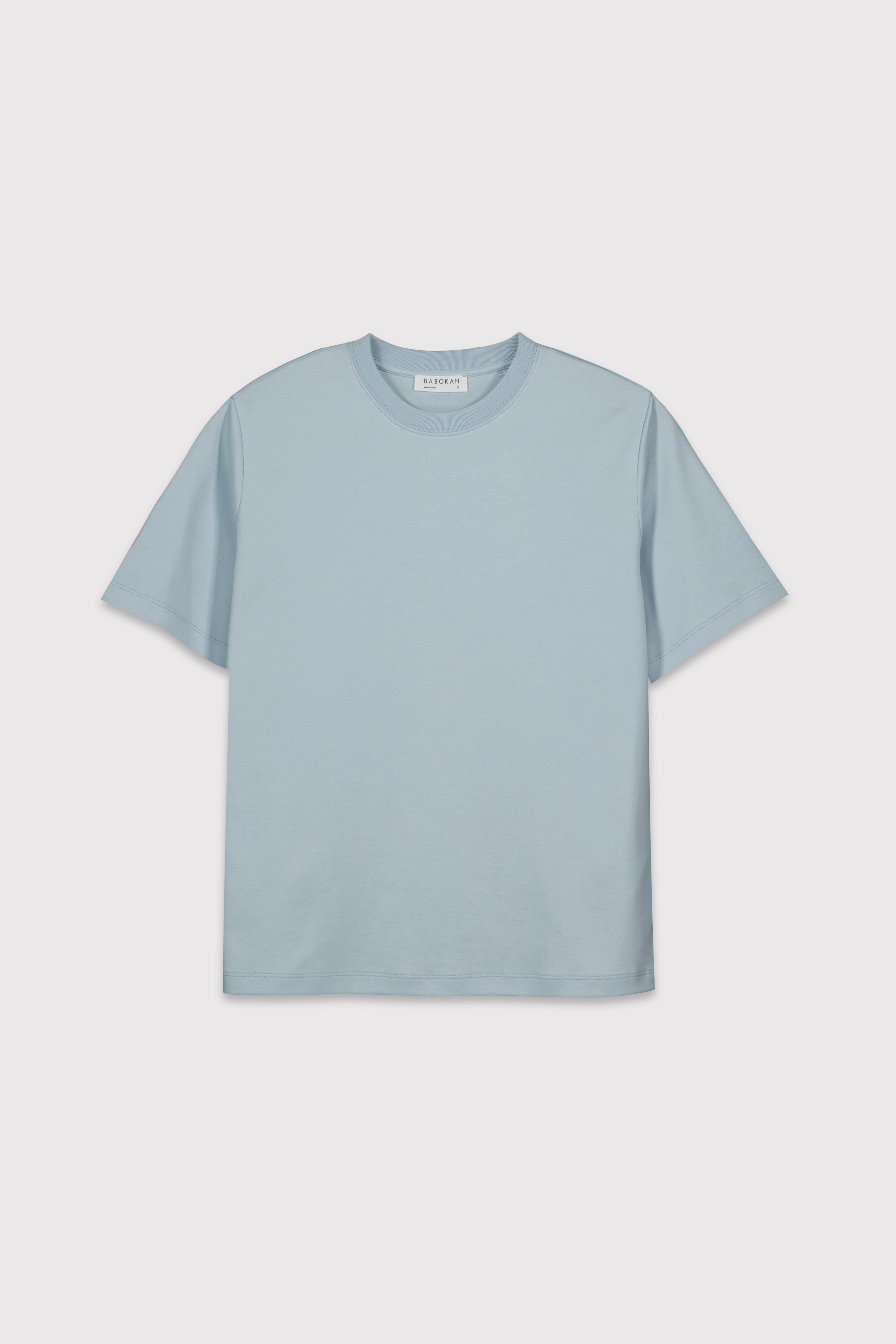 Premium Relaxed  Basic Tshirt - MAVİ