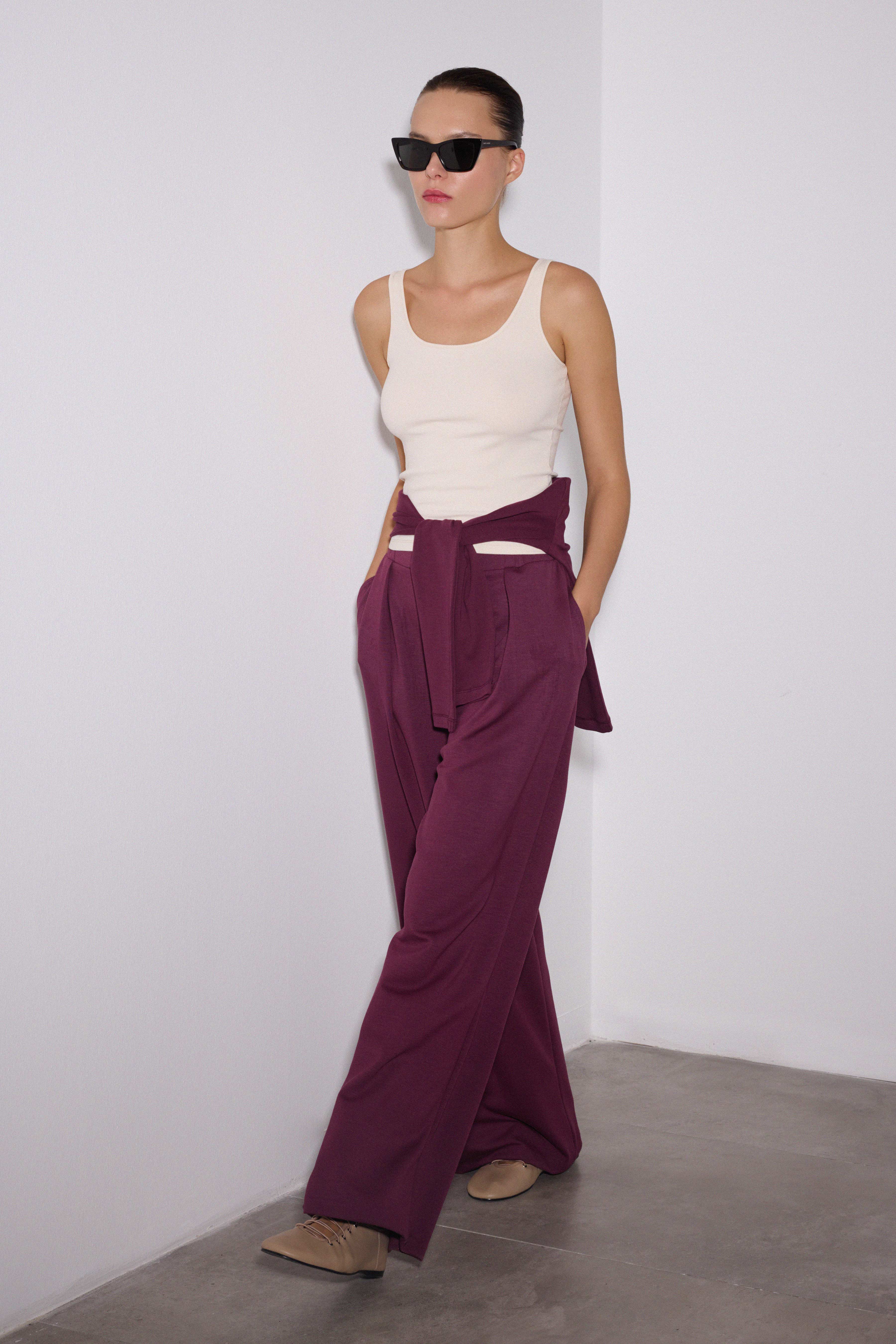 U Yaka Fitilli Atlet - BEYAZ KUM