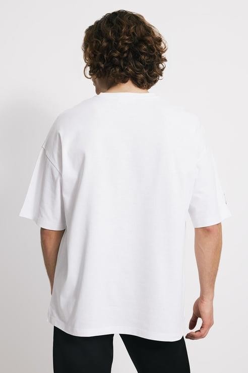 Nakışlı Heavy Jersey Oversize Fit T-shirt