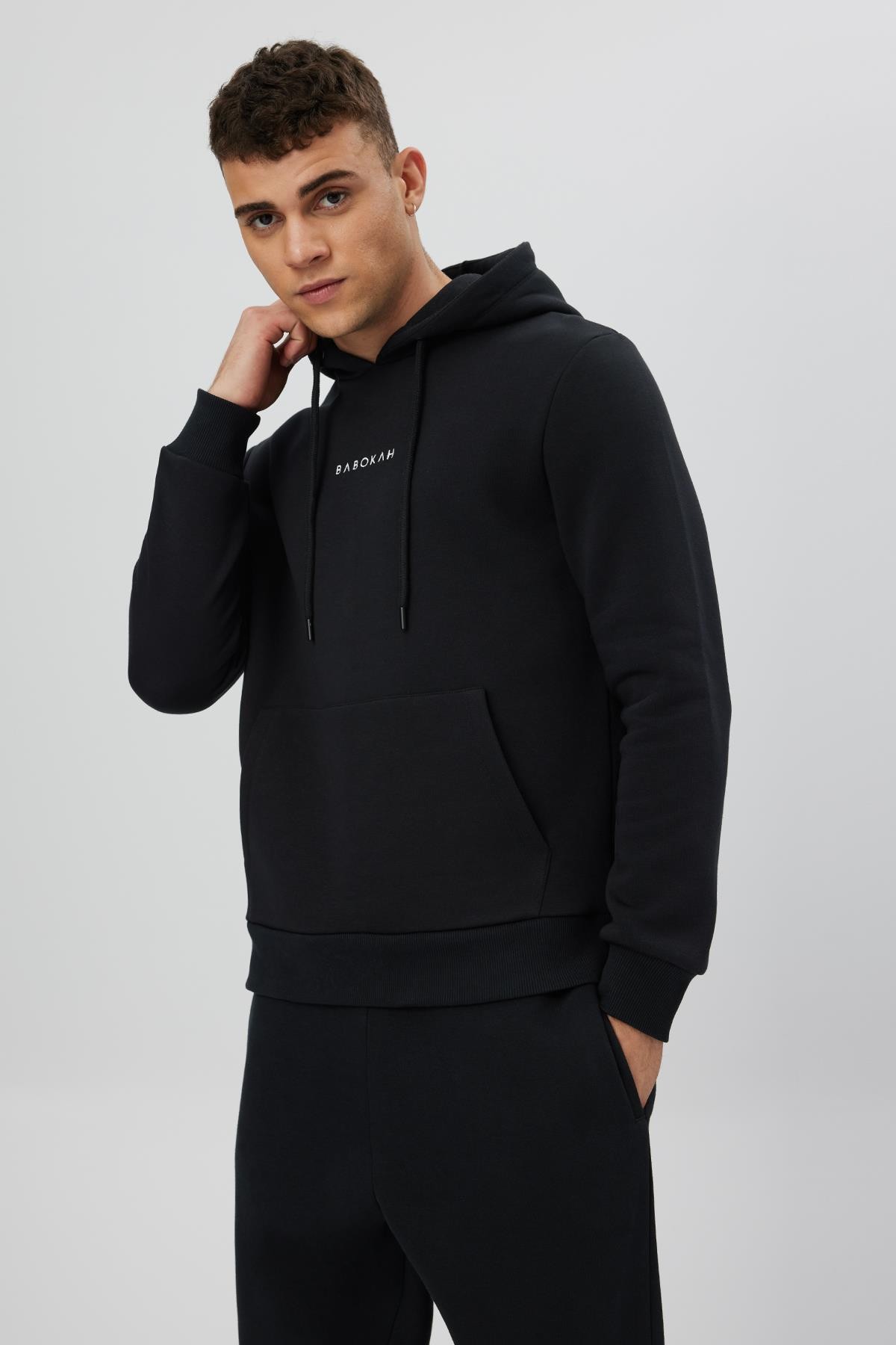 Nakışlı Regular Fit Kapüşonlu Sweatshirt