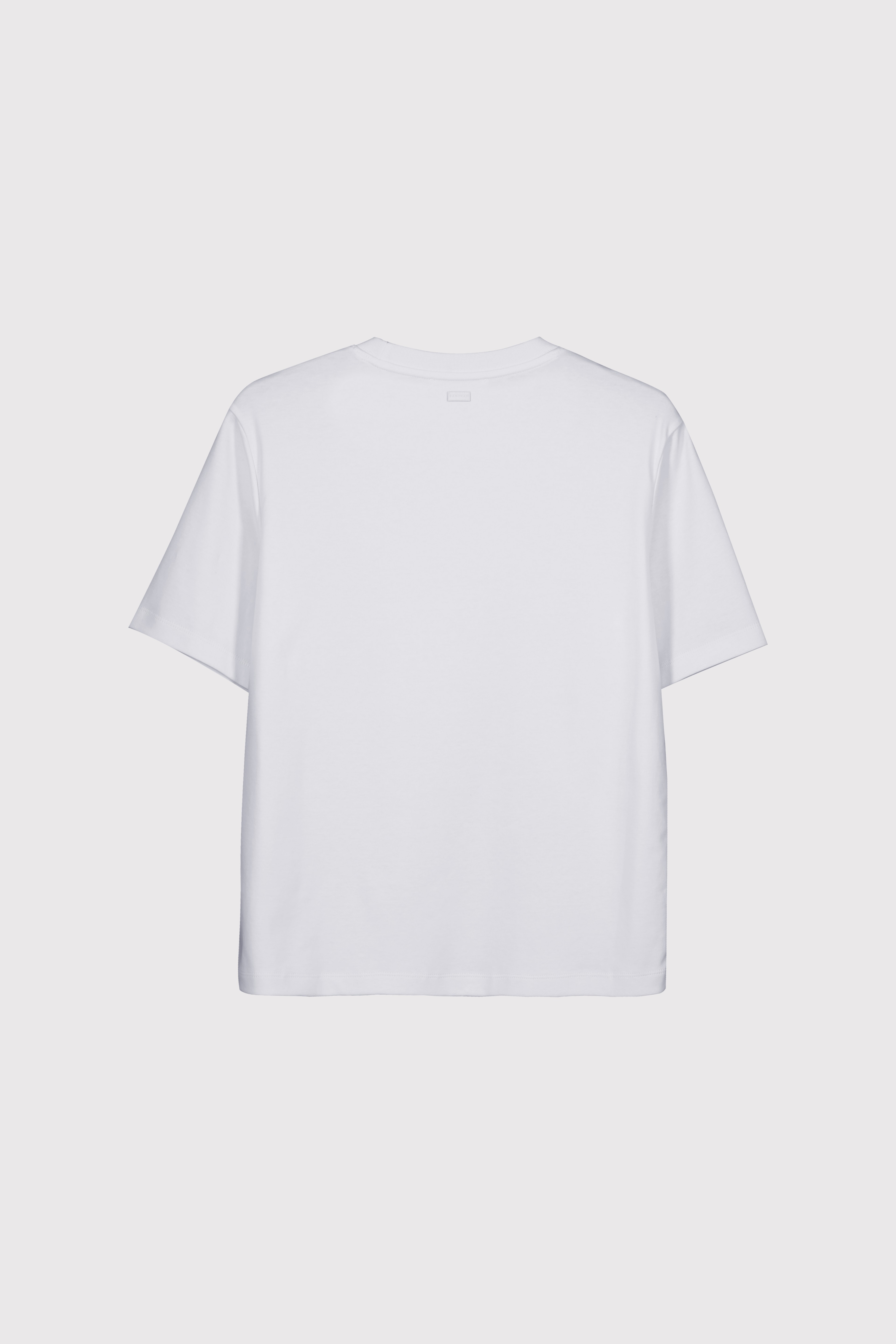 Premium Relaxed  Basic Tshirt - BEYAZ
