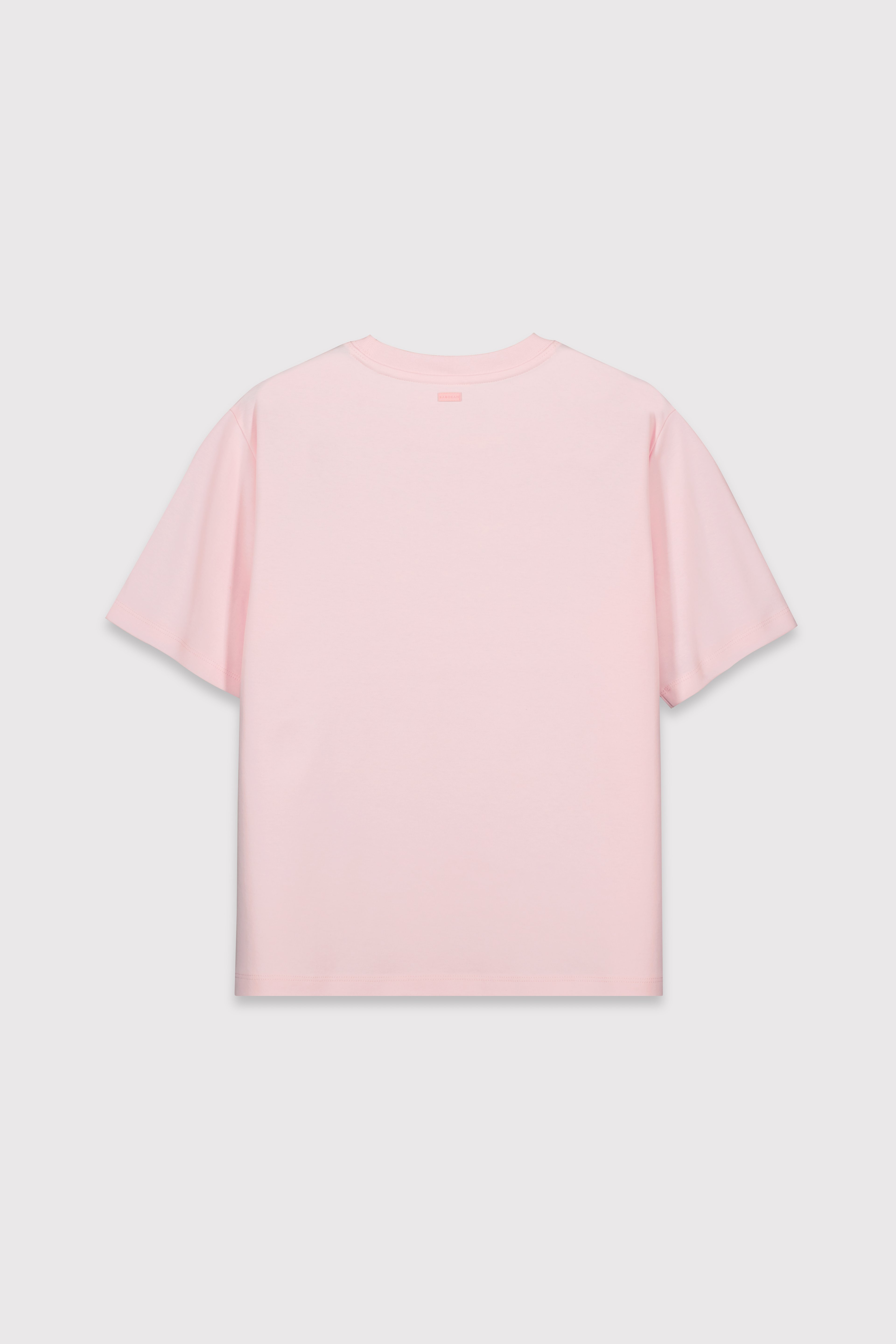Premium Relaxed  Basic Tshirt - AÇIK PEMBE