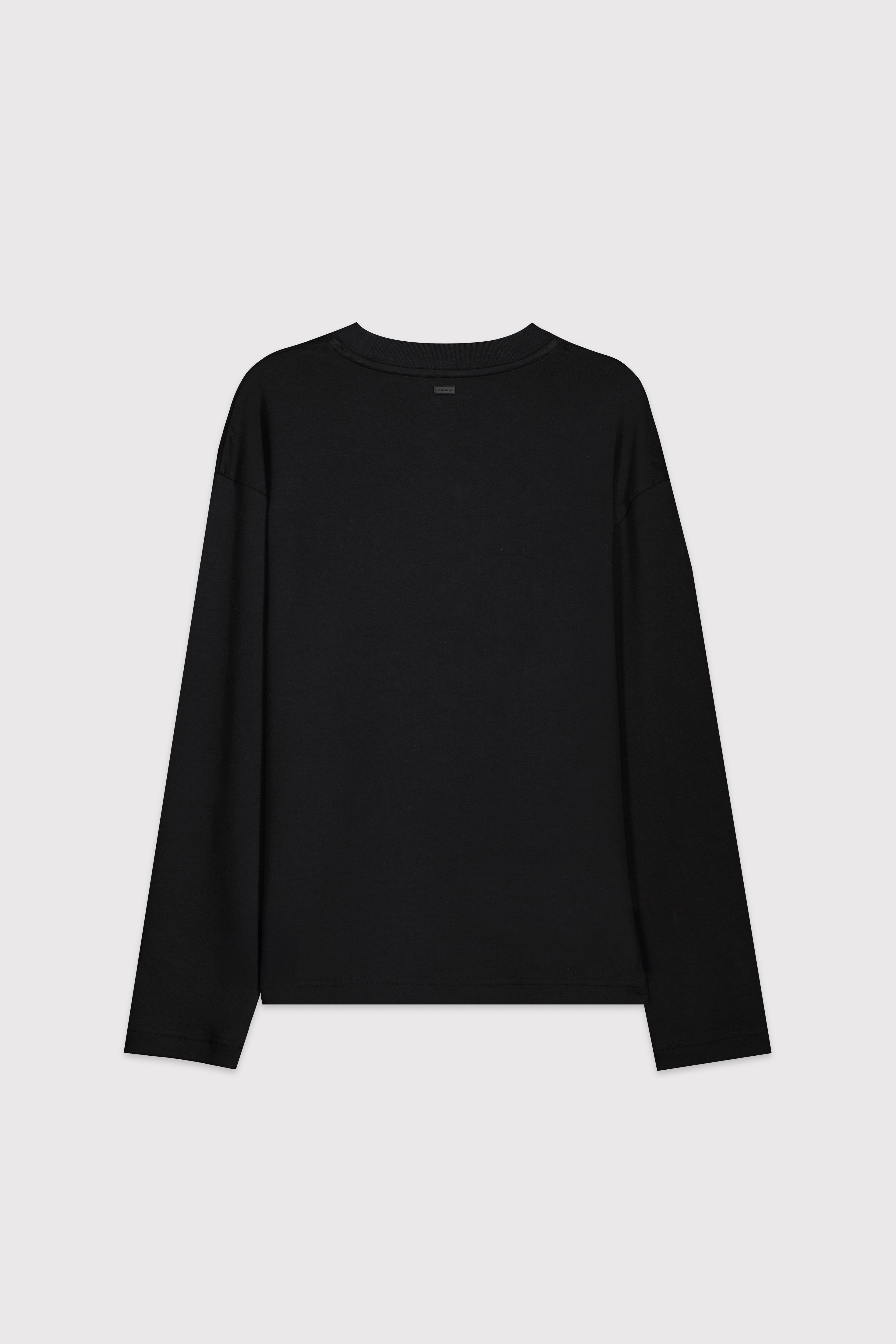Premium Uzun Kol Oversize Tshirt - SİYAH
