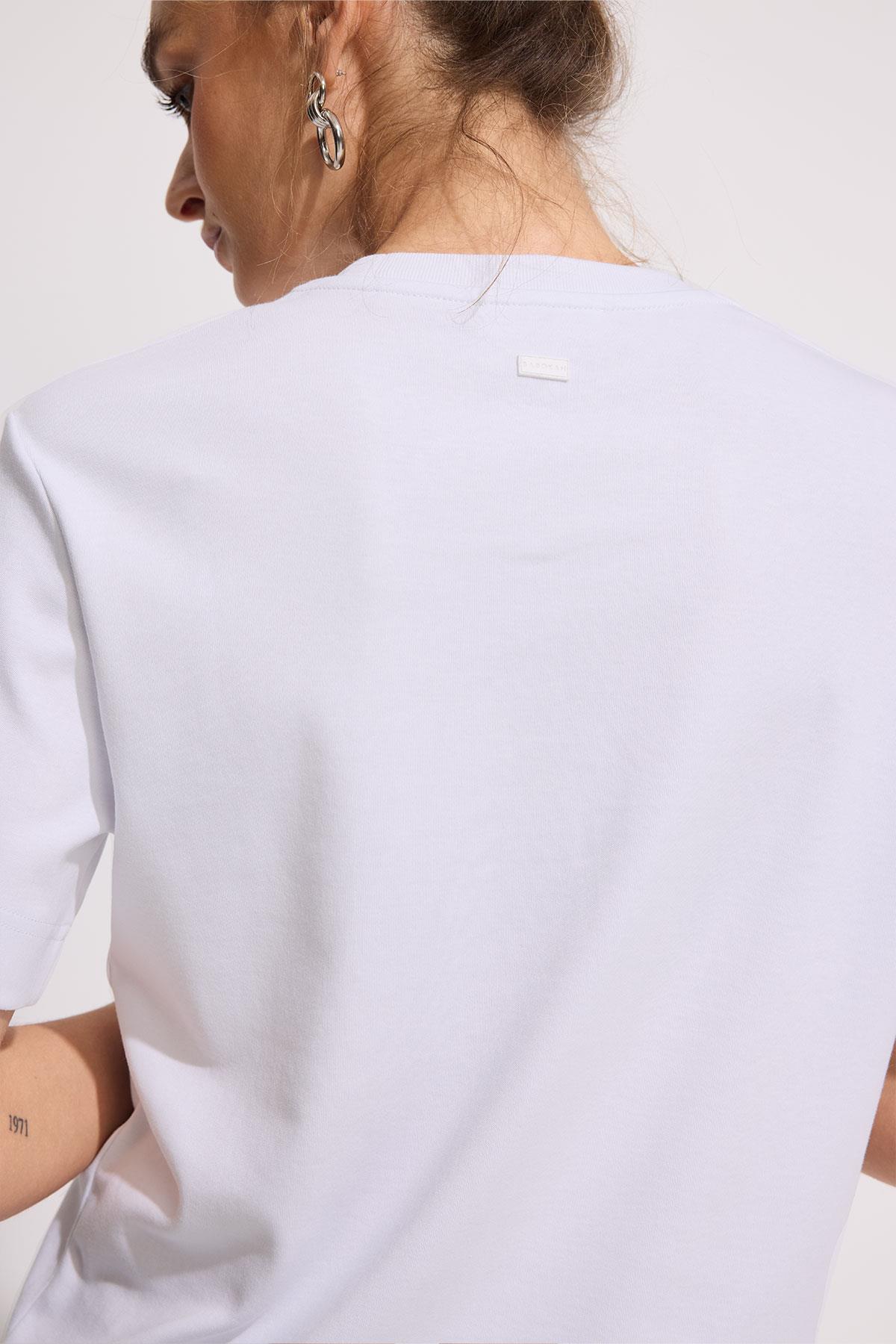 Premium Pamuk Basic Tshirt Kadın