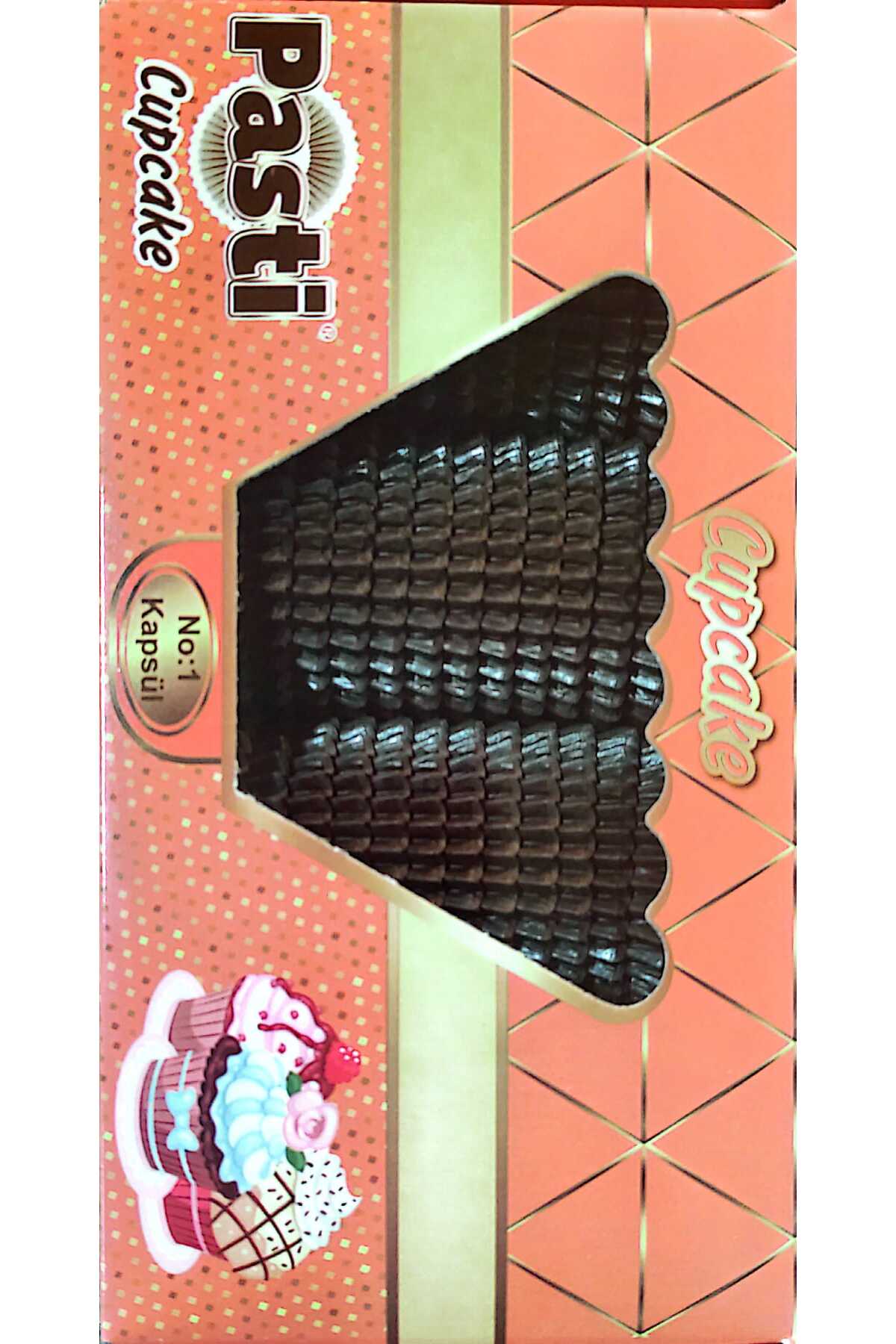 No.1 Kahverengi Yağlı Kapsül 1000 Adet (3X2) Cm