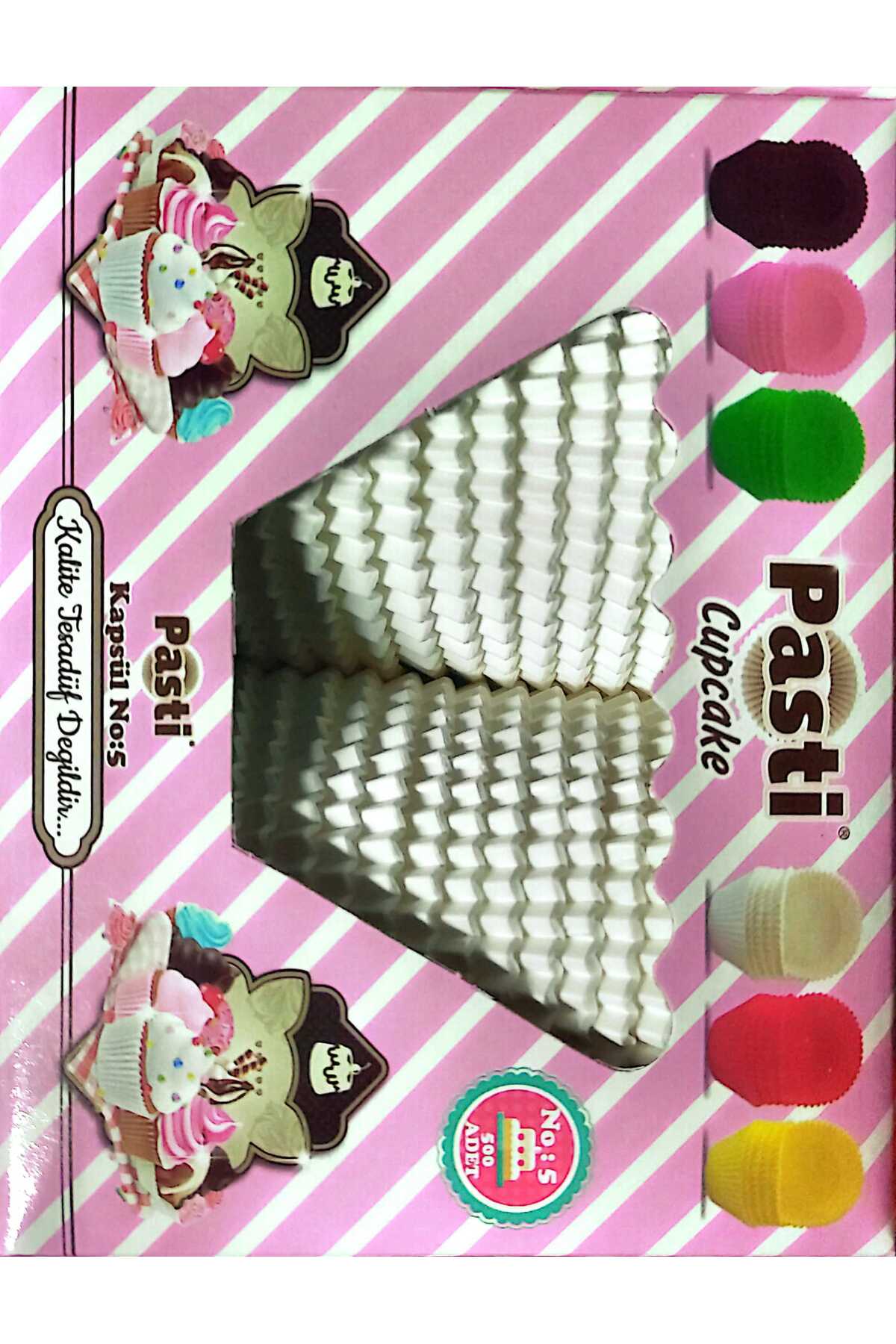 Cup Cake No.5 Beyaz 500 Adet (5X4)cm