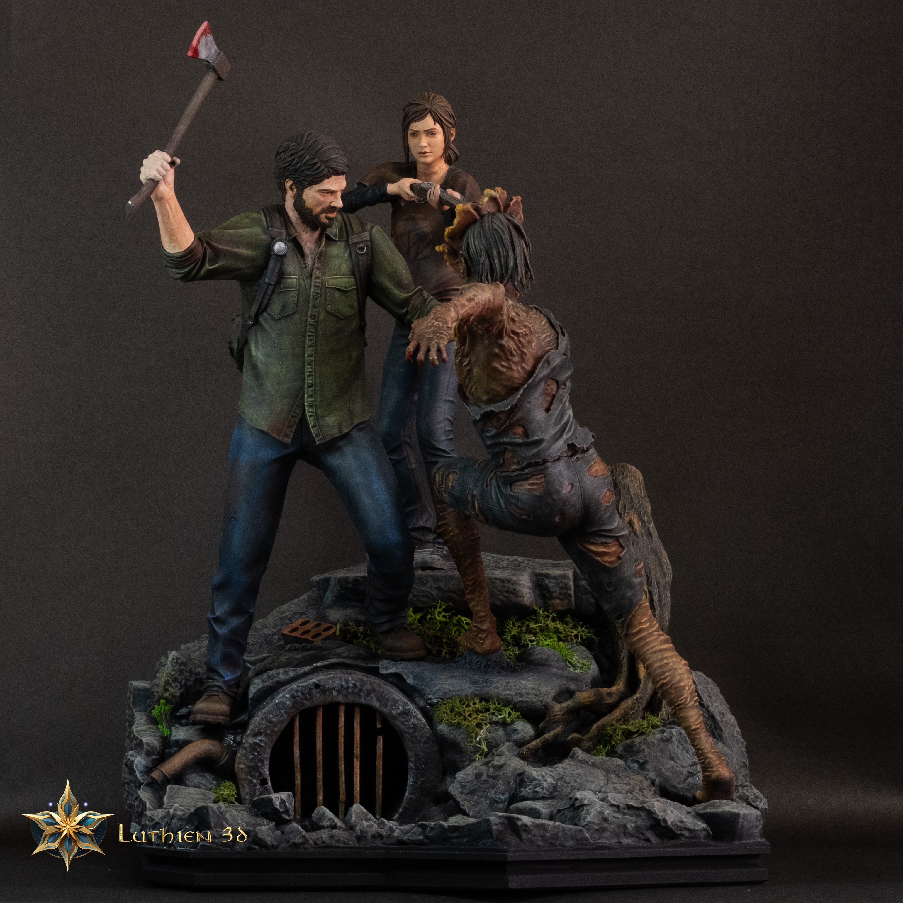 The Last Of Us Joel ve Ellie Diorama