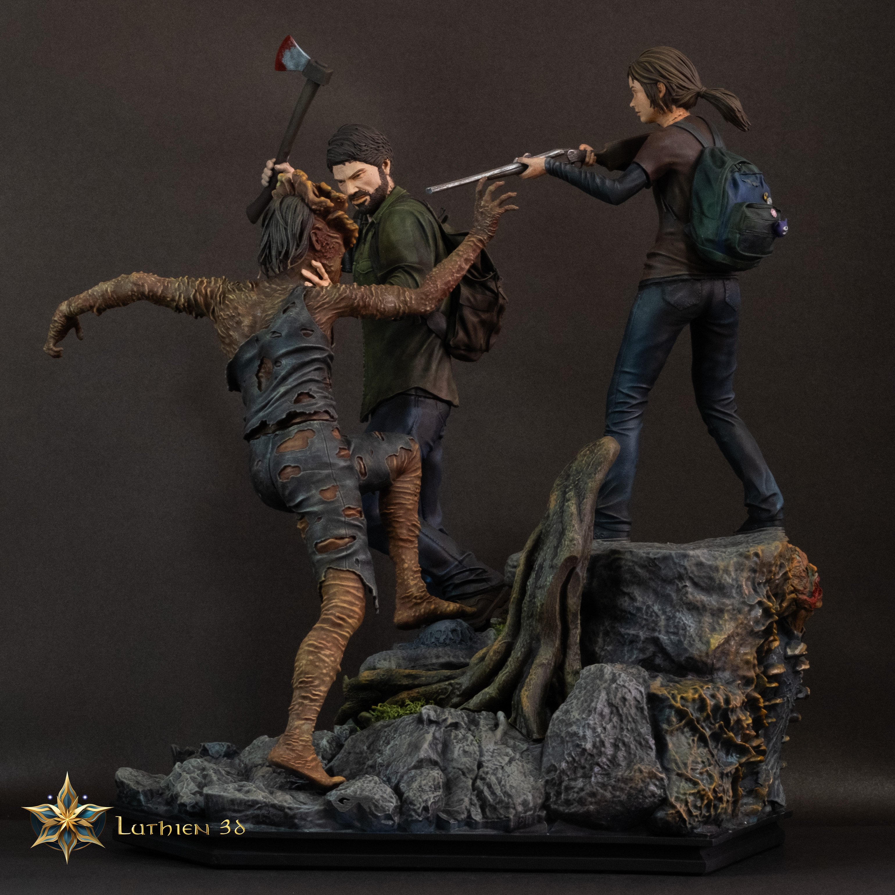 The Last Of Us Joel ve Ellie Diorama