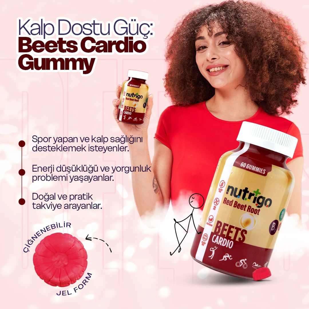 Beets Cardio - Q10 Koenzim (CoQ10) ve Metilkobalamin